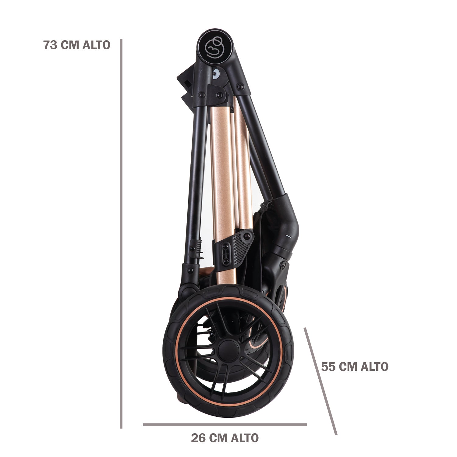 Coche Cuna Travel System Neo Negro