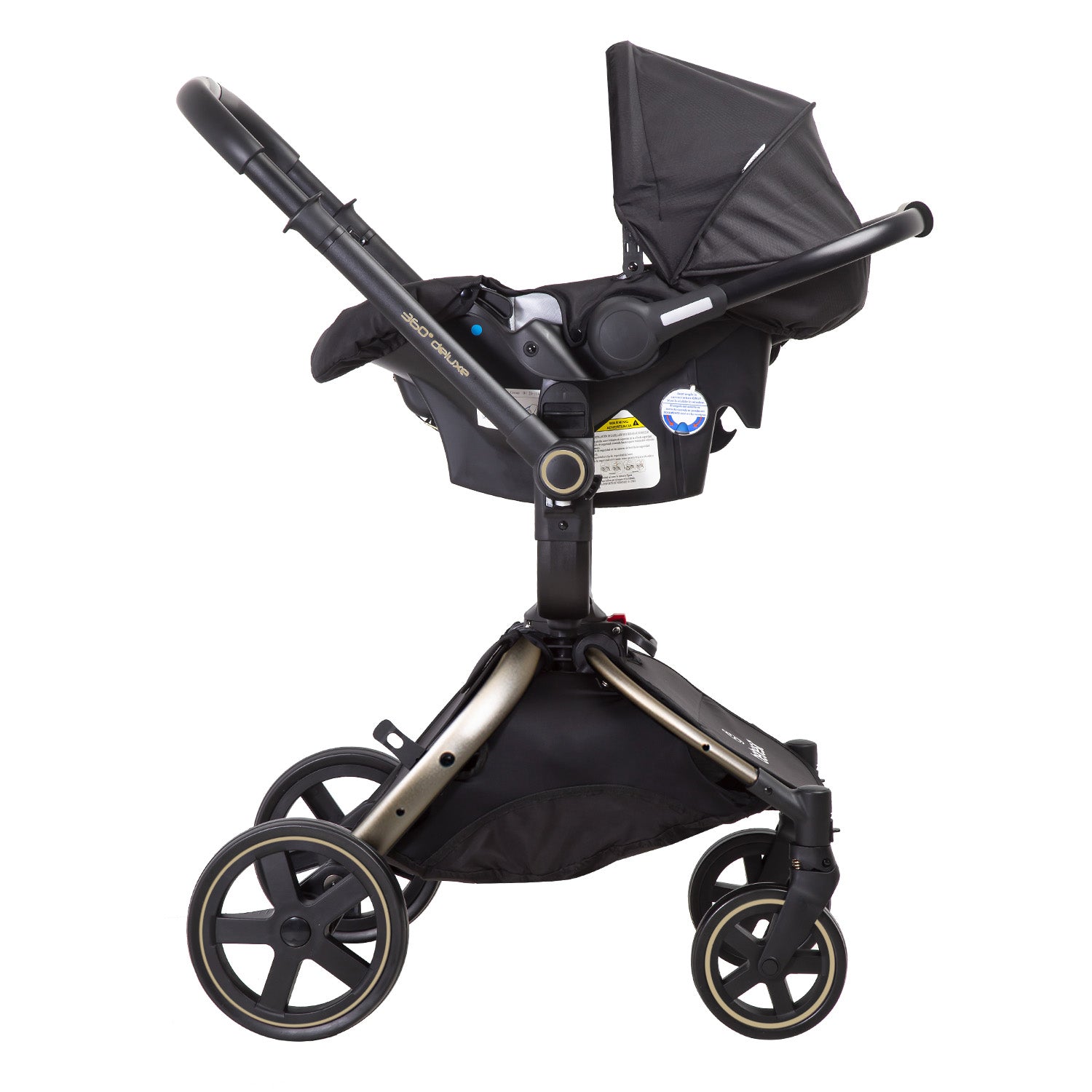 Coche Cuna Travel System Deluxe 360° SX Dorado