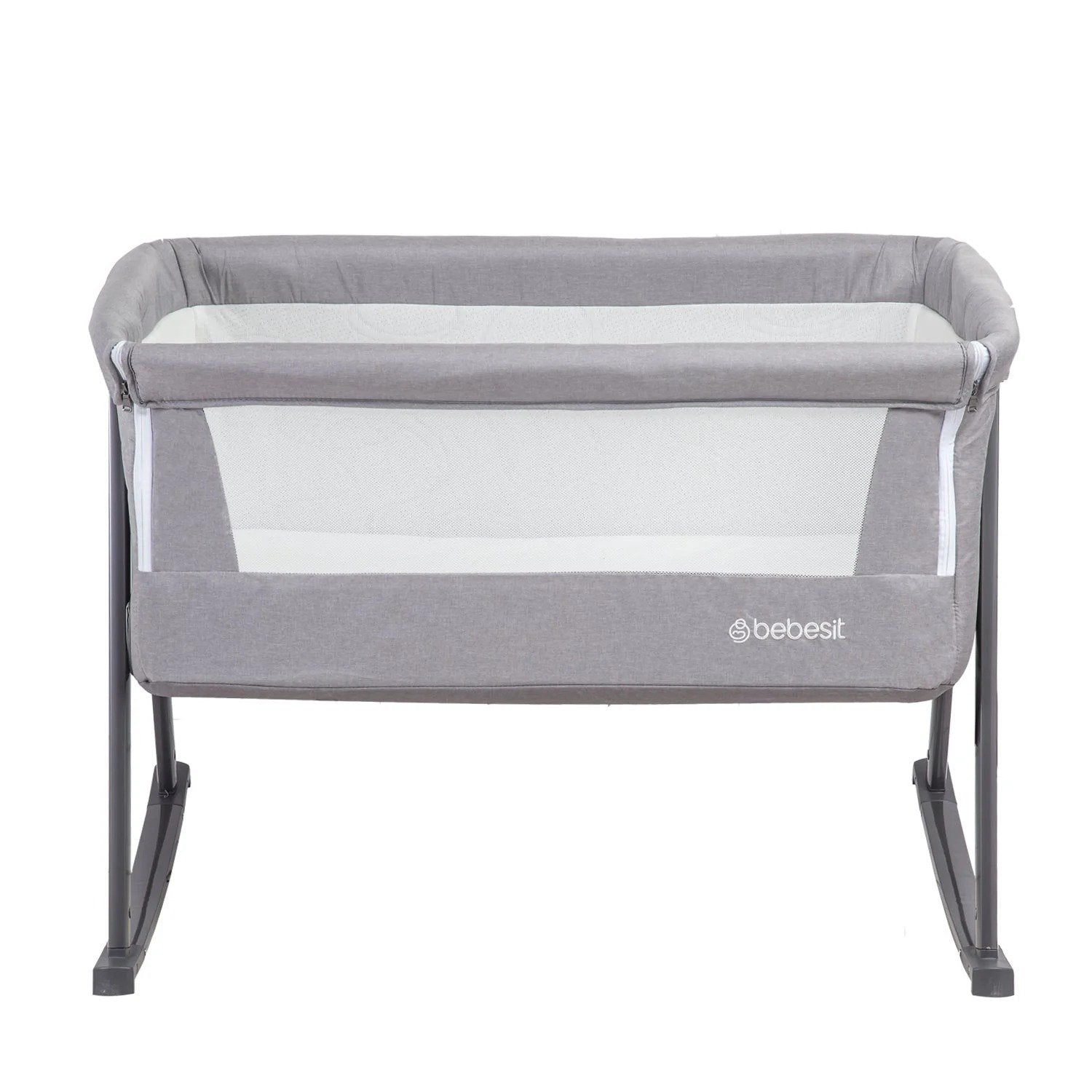 Cuna Colecho Moisés Mecedora Gris