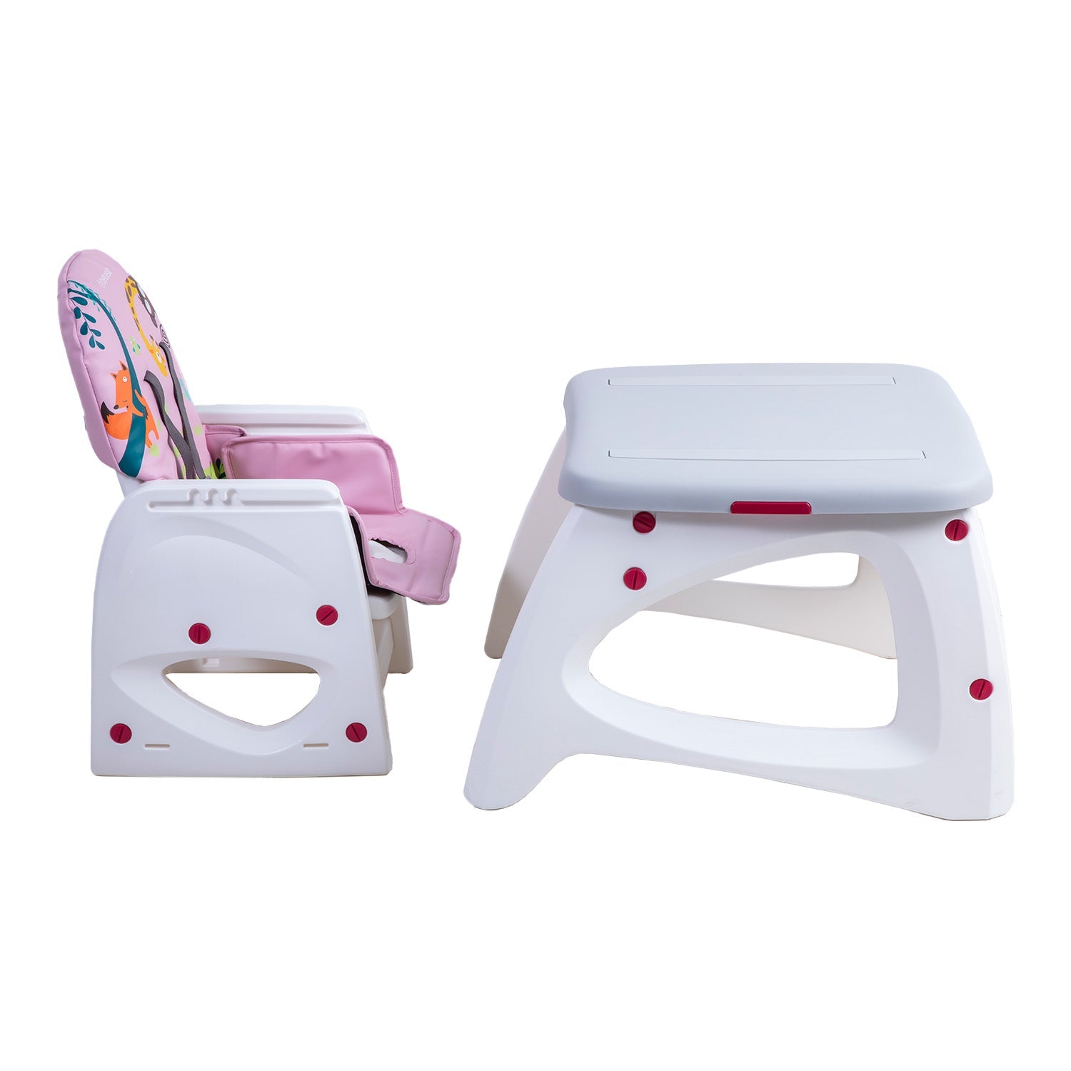 Silla De Comer Escritorio Balancin Eat&swing Rosada Bebesit