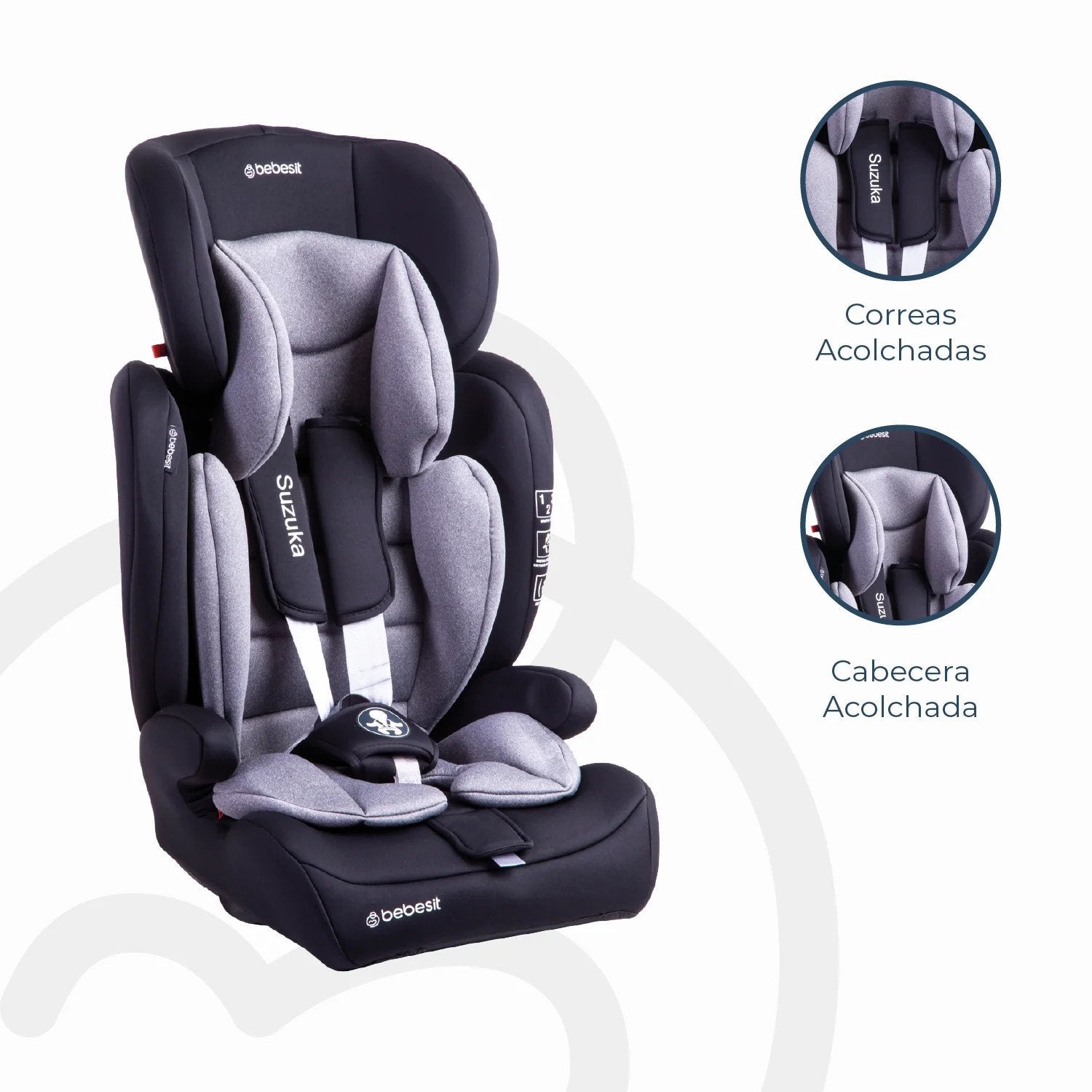 Silla De Auto Butaca Suzuka Gris