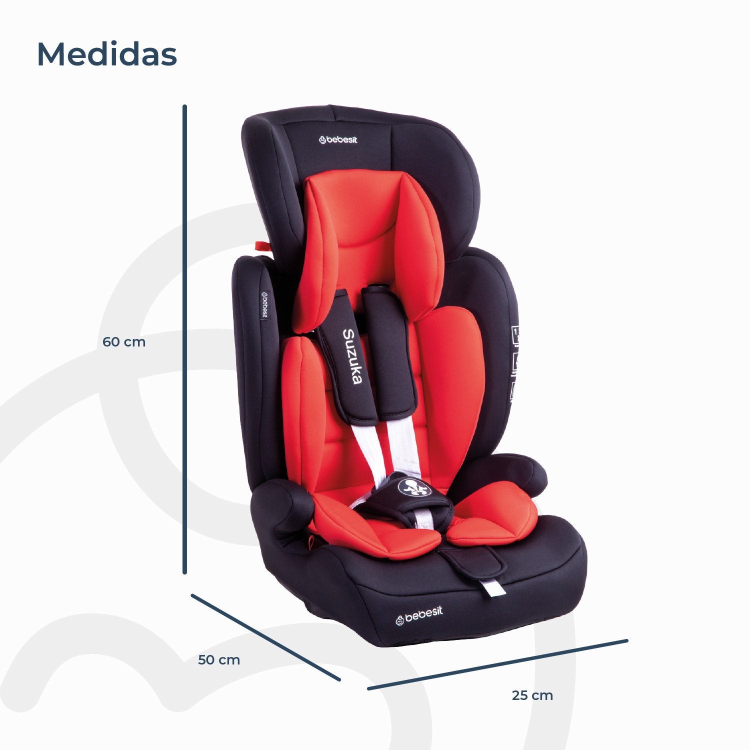 Silla De Auto Butaca Suzuka Rojo