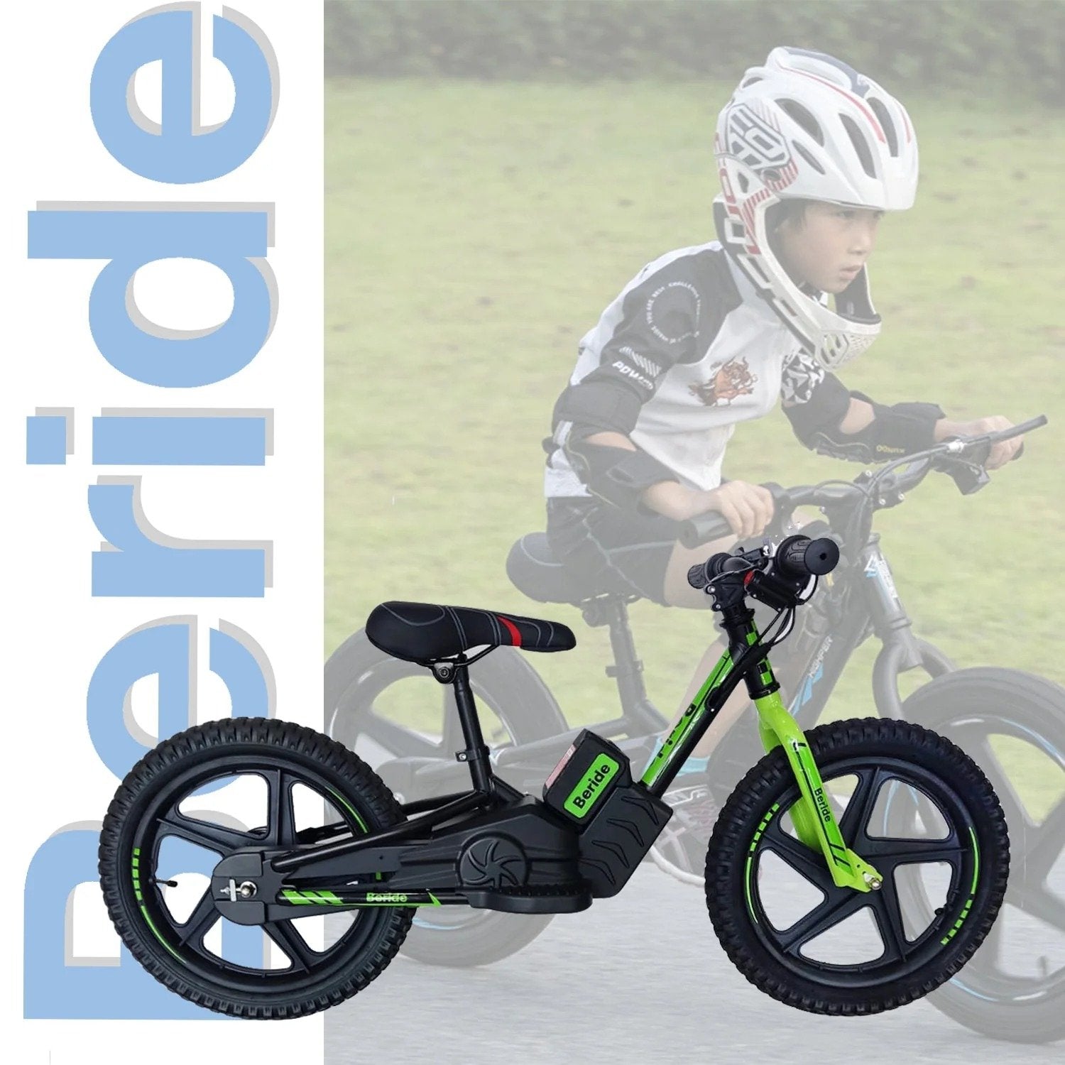Bicicleta Eléctrica Beride Aro 16 Verde