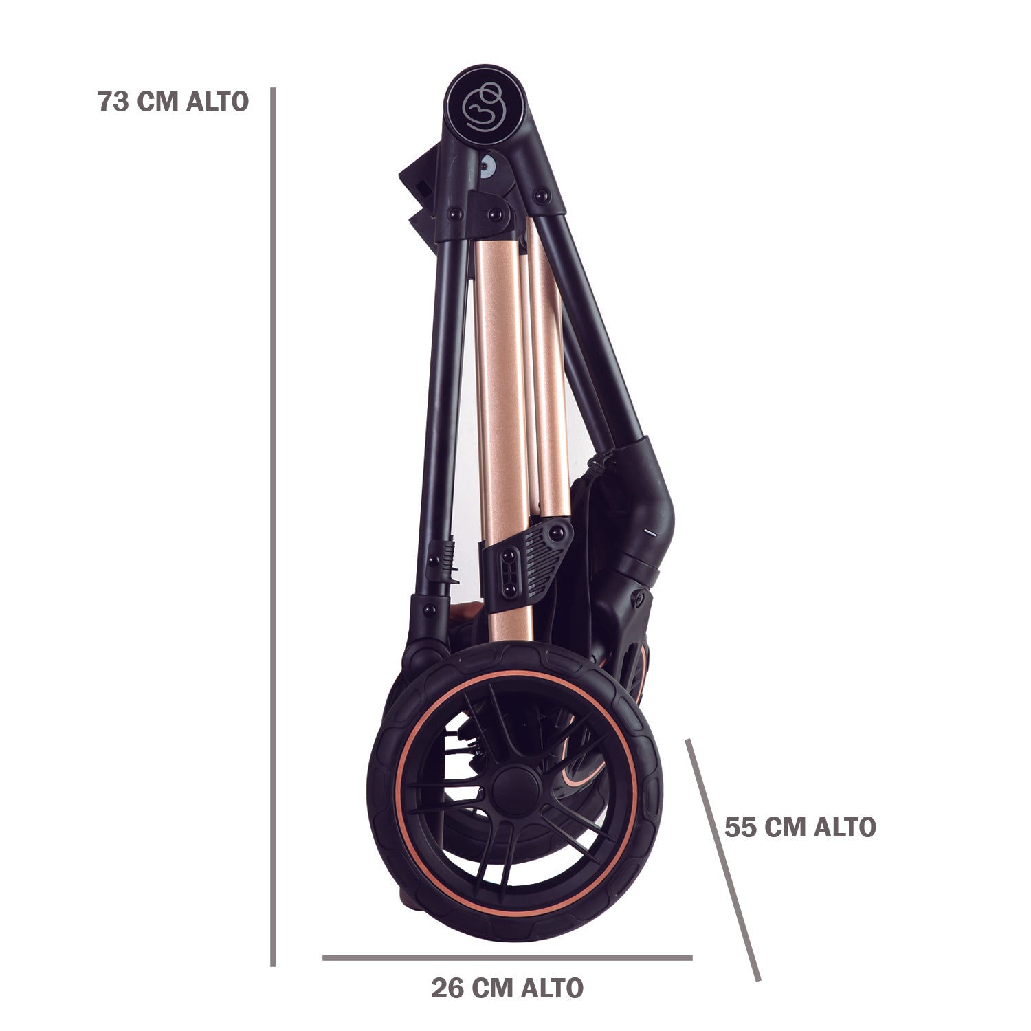Coche Cuna Travel System Neo Gris