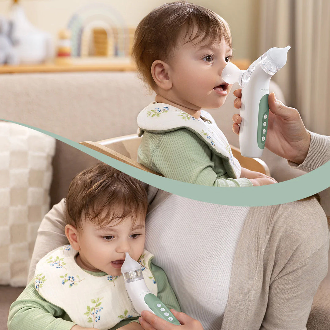 Aspirador Nasal Eléctrico con Pulverizador y Succión