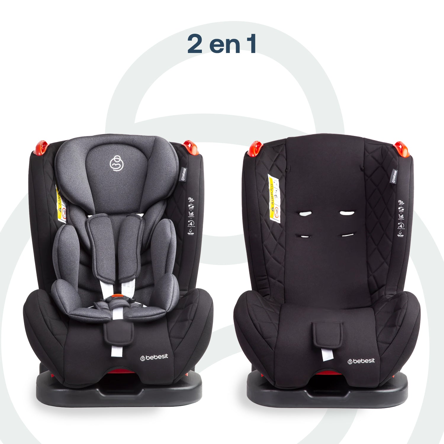 Silla de auto convertible Aries Gris