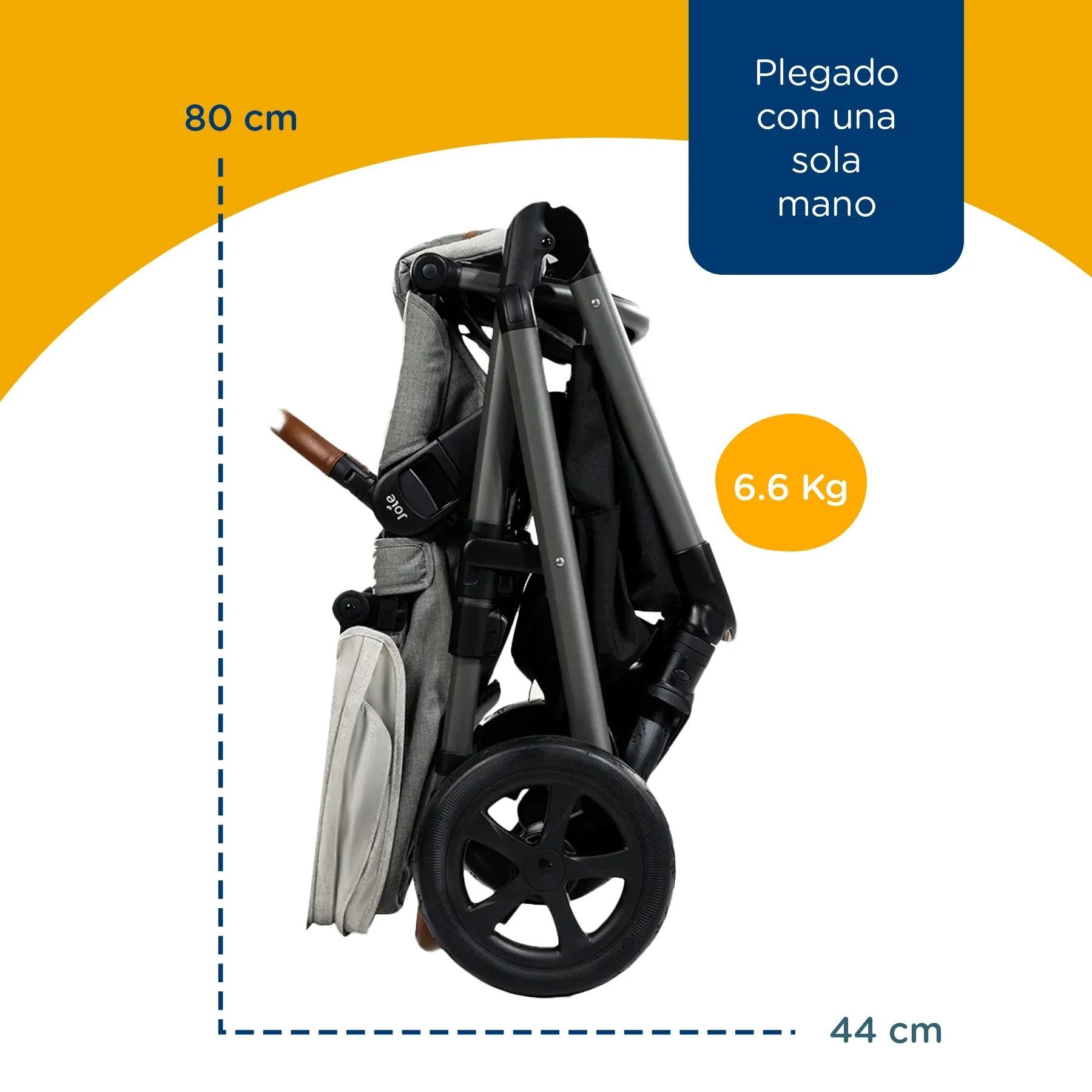 Coche Paseo Aeria Ajustable Oyster