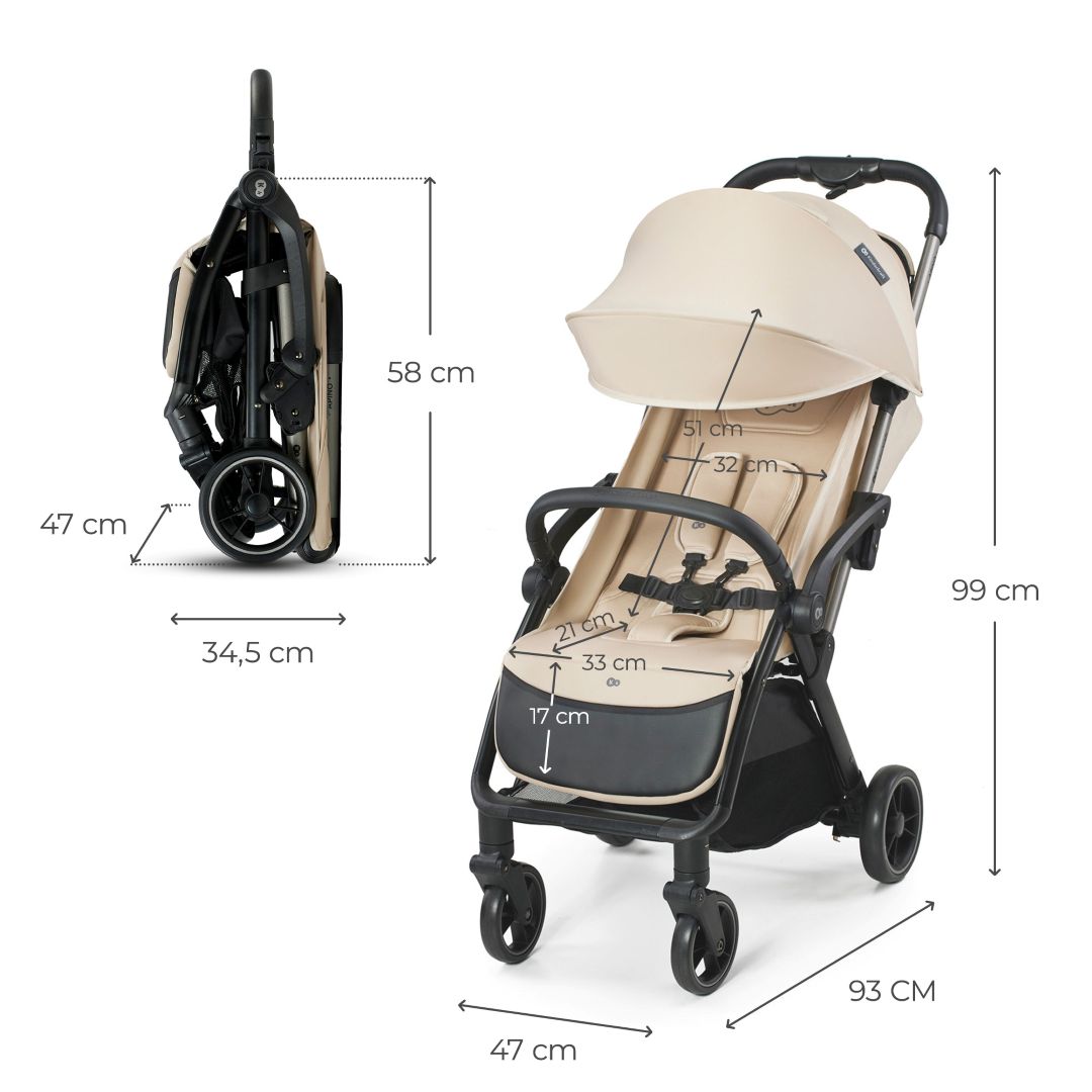 Travel System APINO Beige + Mink Pro + Base