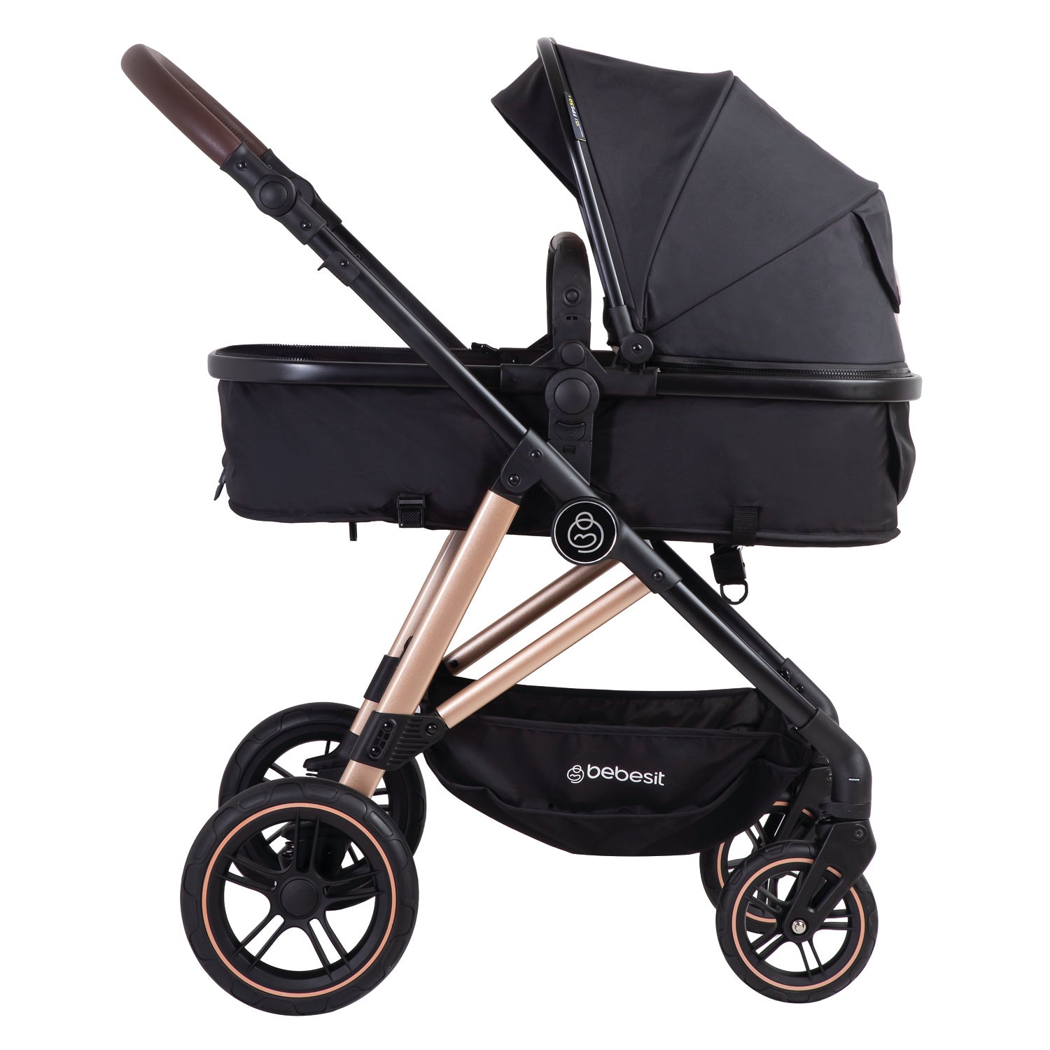 Coche Cuna Travel System Neo Negro