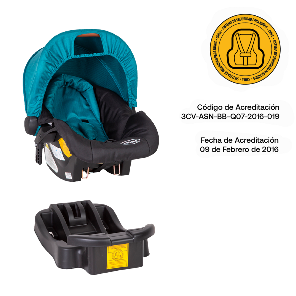 Coche Cuna travel system Aspen Air Nuevo Verde