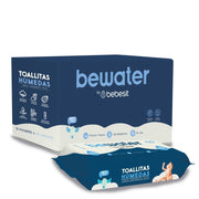 Wipes Toallitas Húmedas Be Water Bebesit Caja 12 Paquetes 720 Unidades