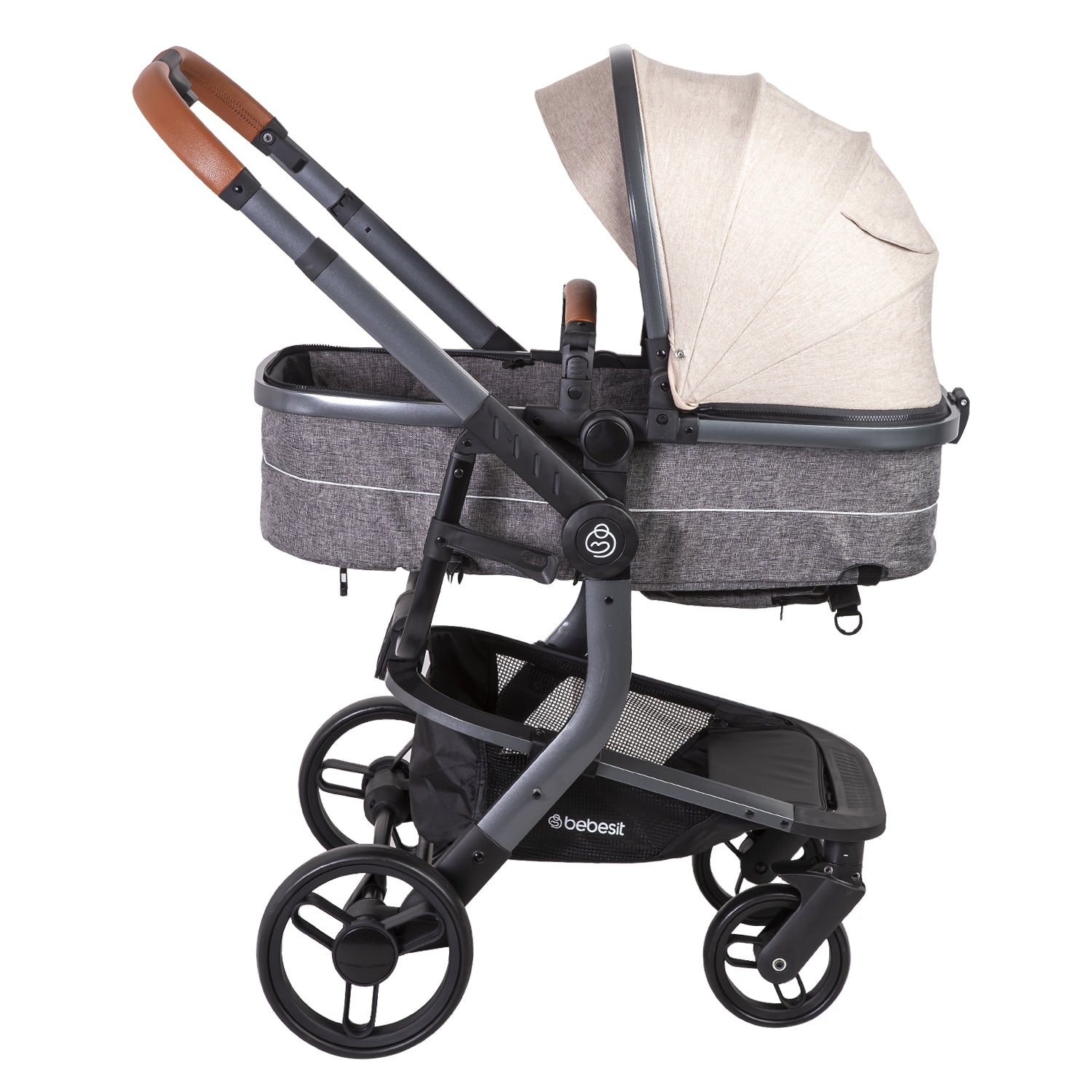 Coche Cuna Travel System Taurus Beige