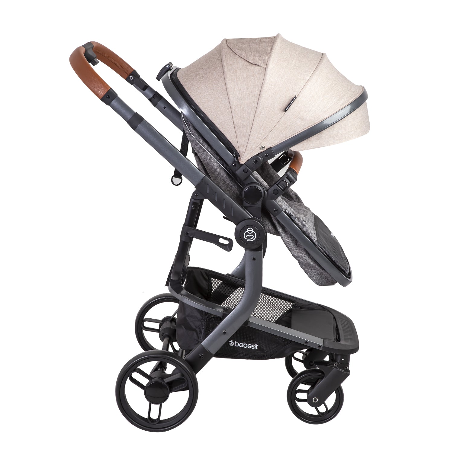 Coche Cuna Travel System Taurus Beige