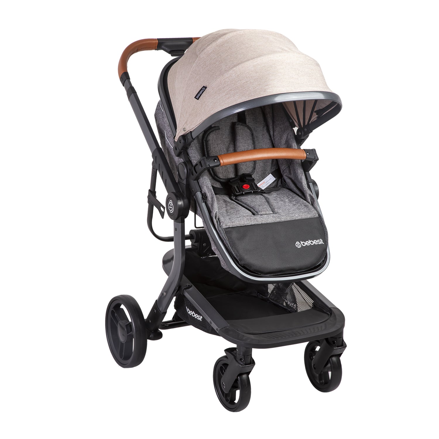 Coche Cuna Travel System Taurus Beige
