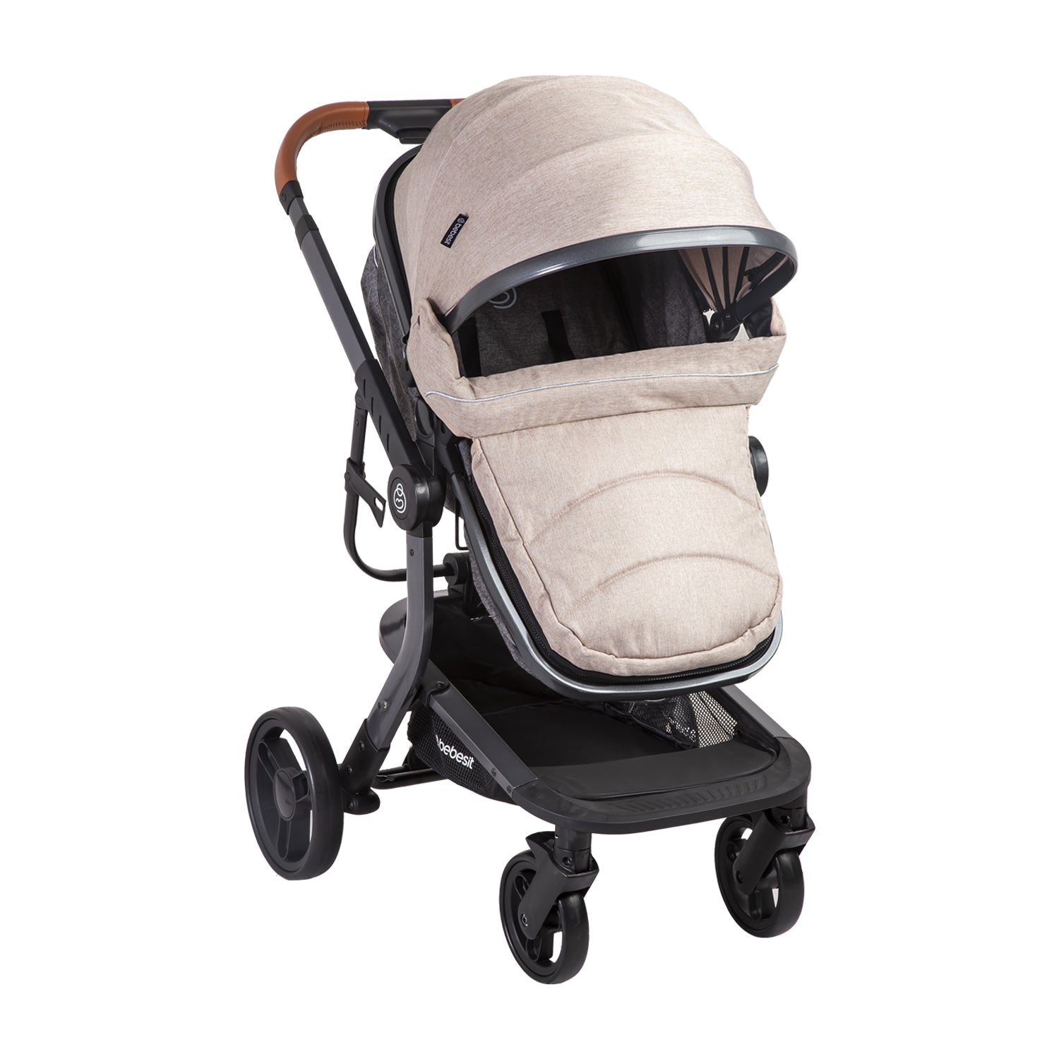 Coche Cuna Travel System Taurus Beige
