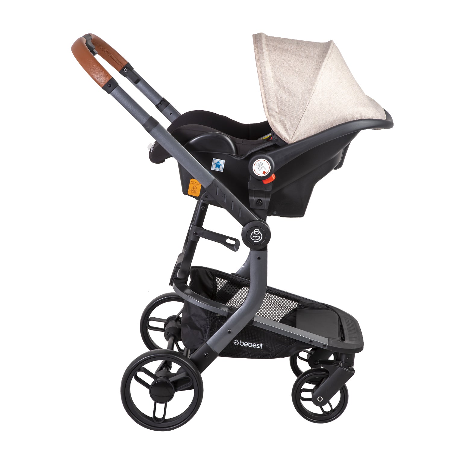 Coche Cuna Travel System Taurus Beige