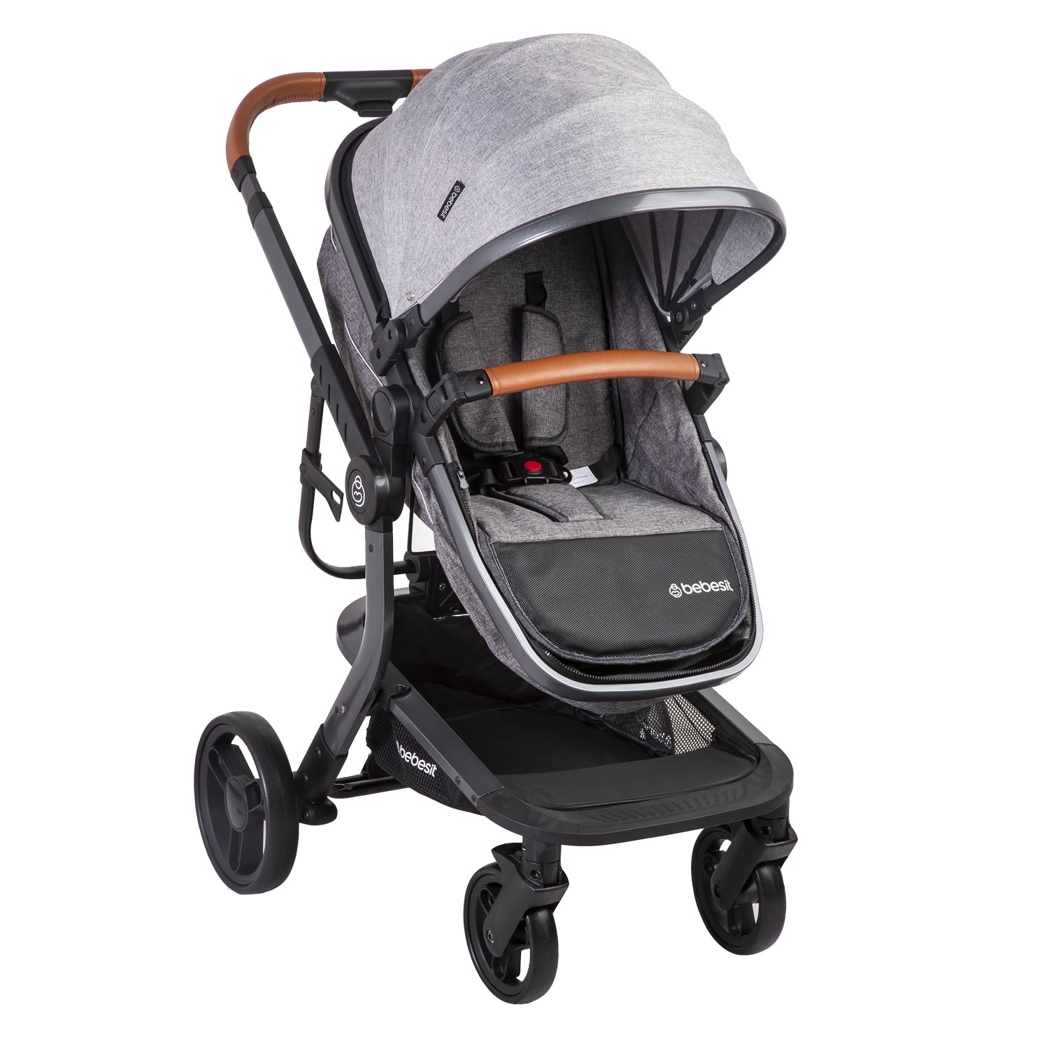 Coche Cuna Travel System Taurus Gris