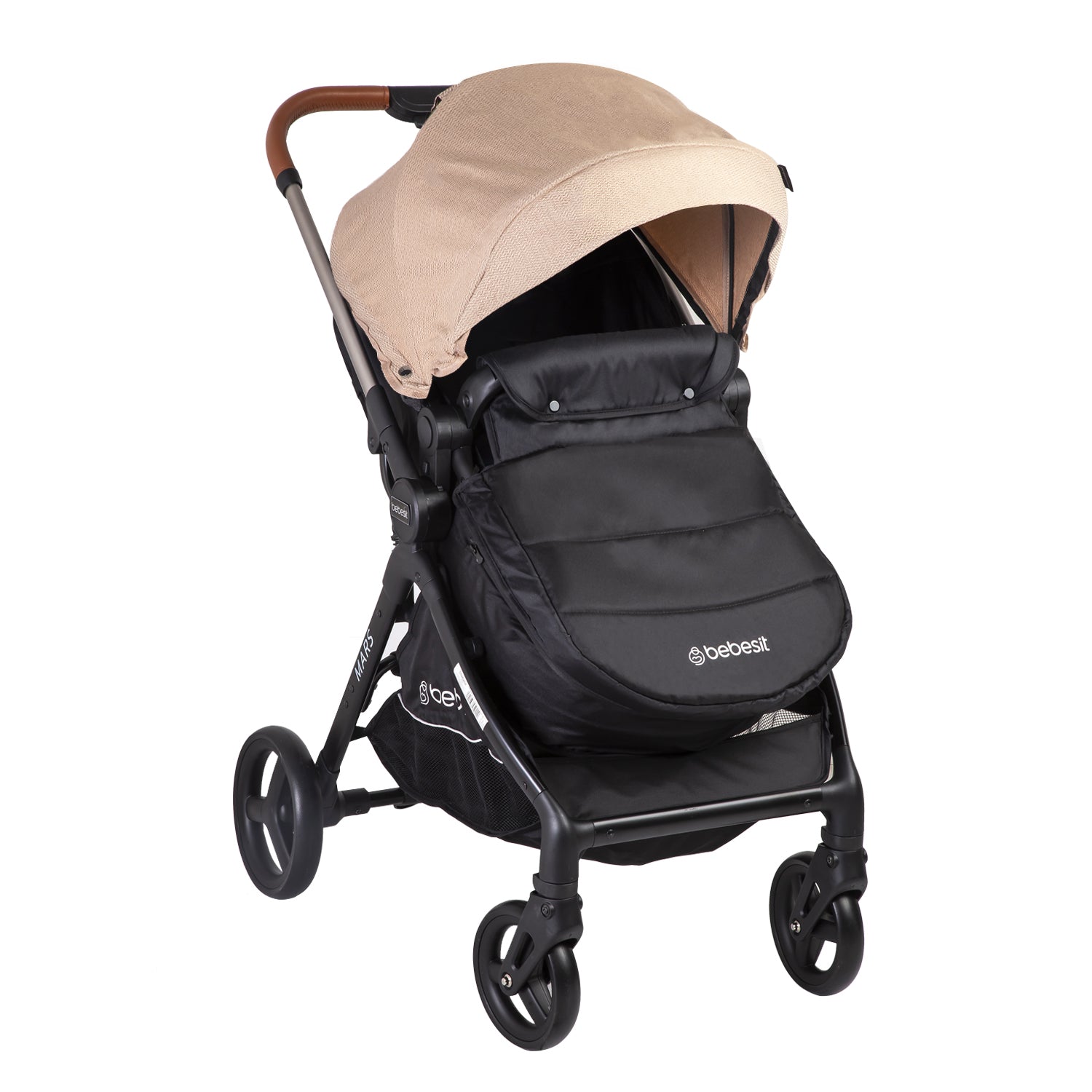Coche Cuna travel system Mars LX Beige