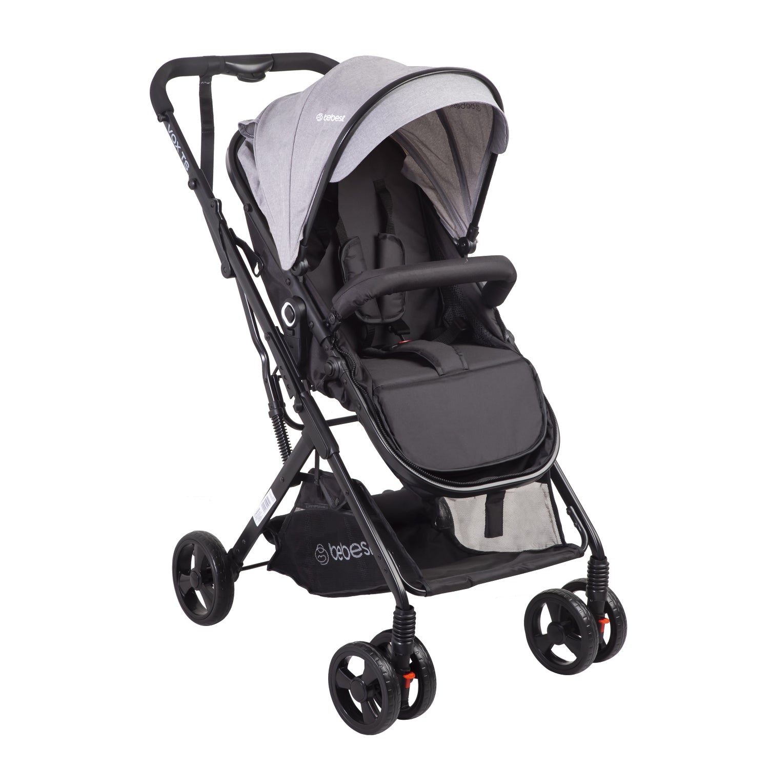 Coche Cuna Travel System Vox Gris
