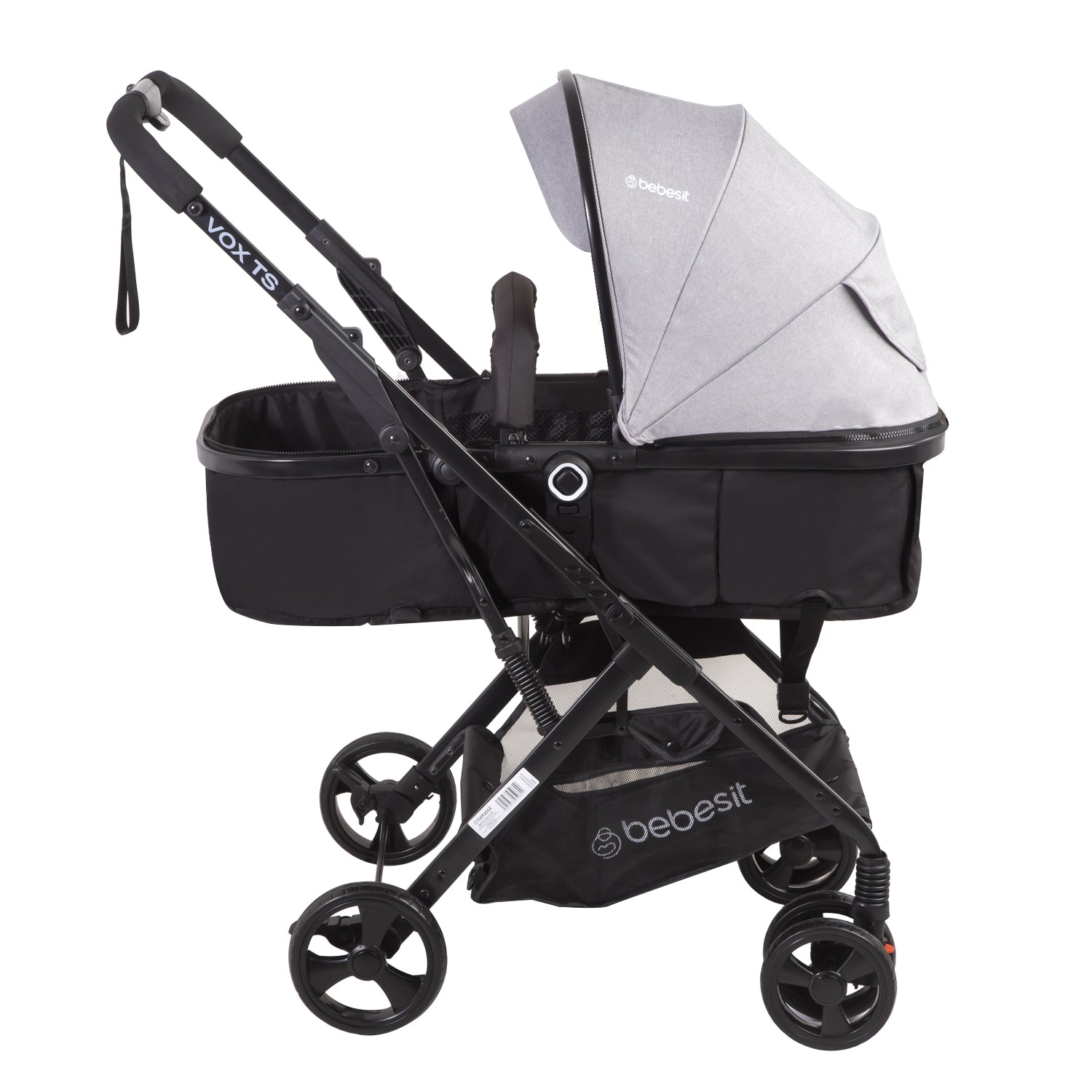 Coche Cuna Travel System Vox Gris