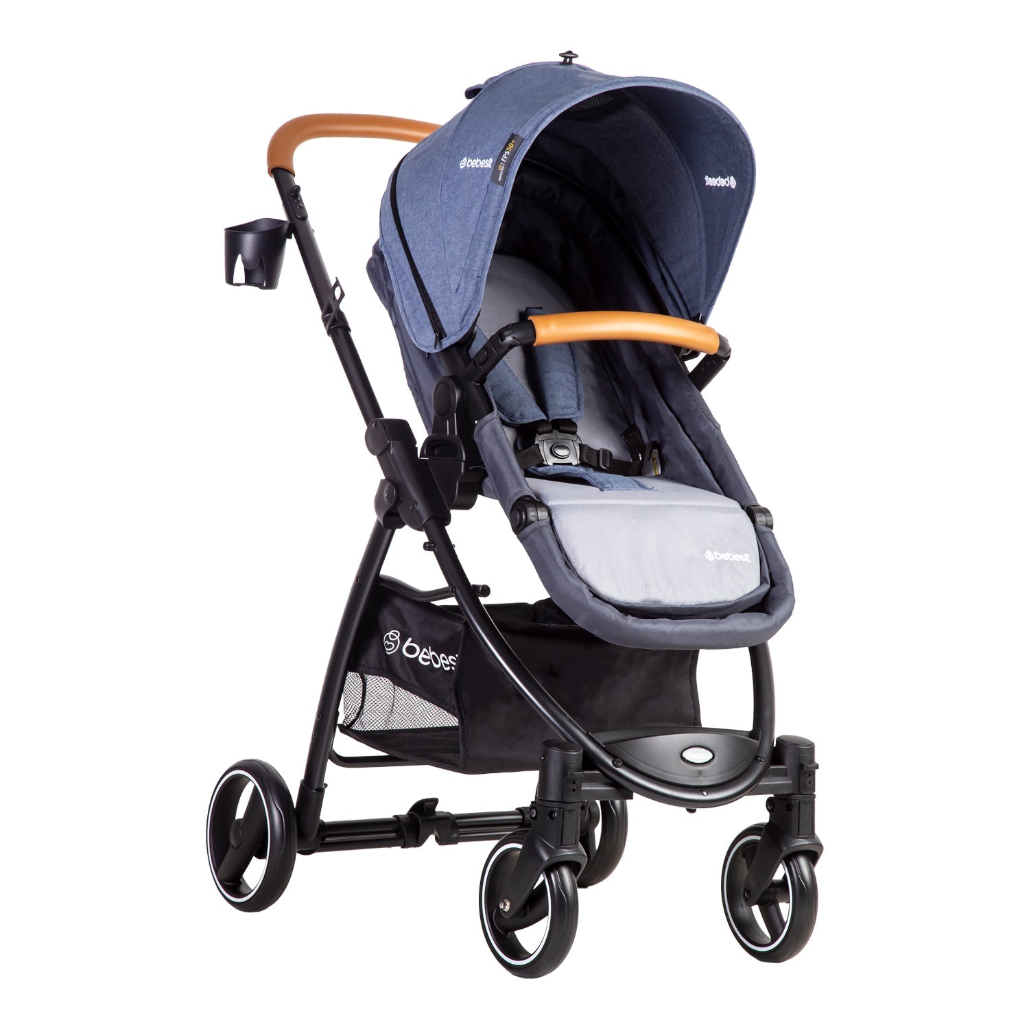 Coche Cuna Travel System Fénix Azul