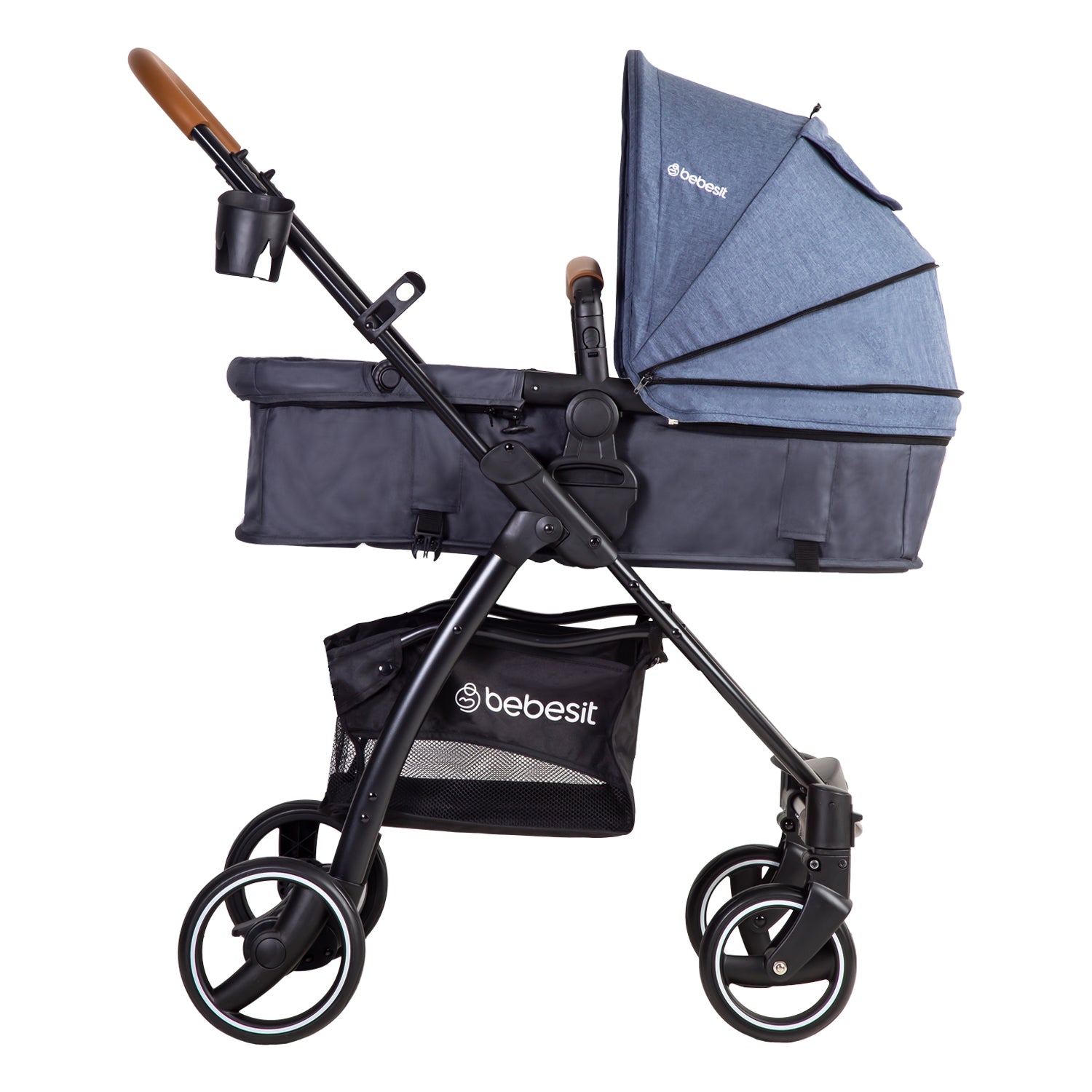 Coche Cuna Travel System Fénix Azul