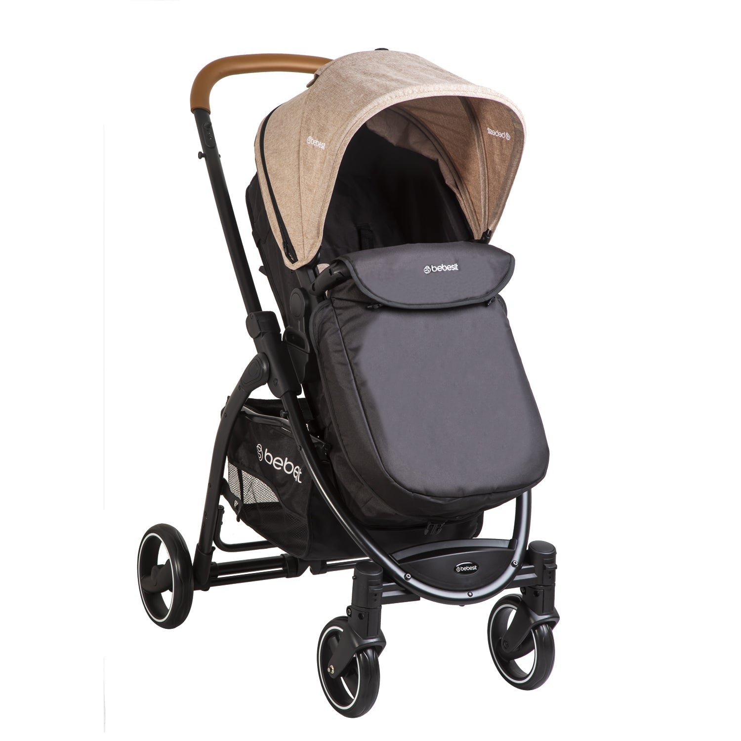 Coche Cuna Travel System Fénix Beige