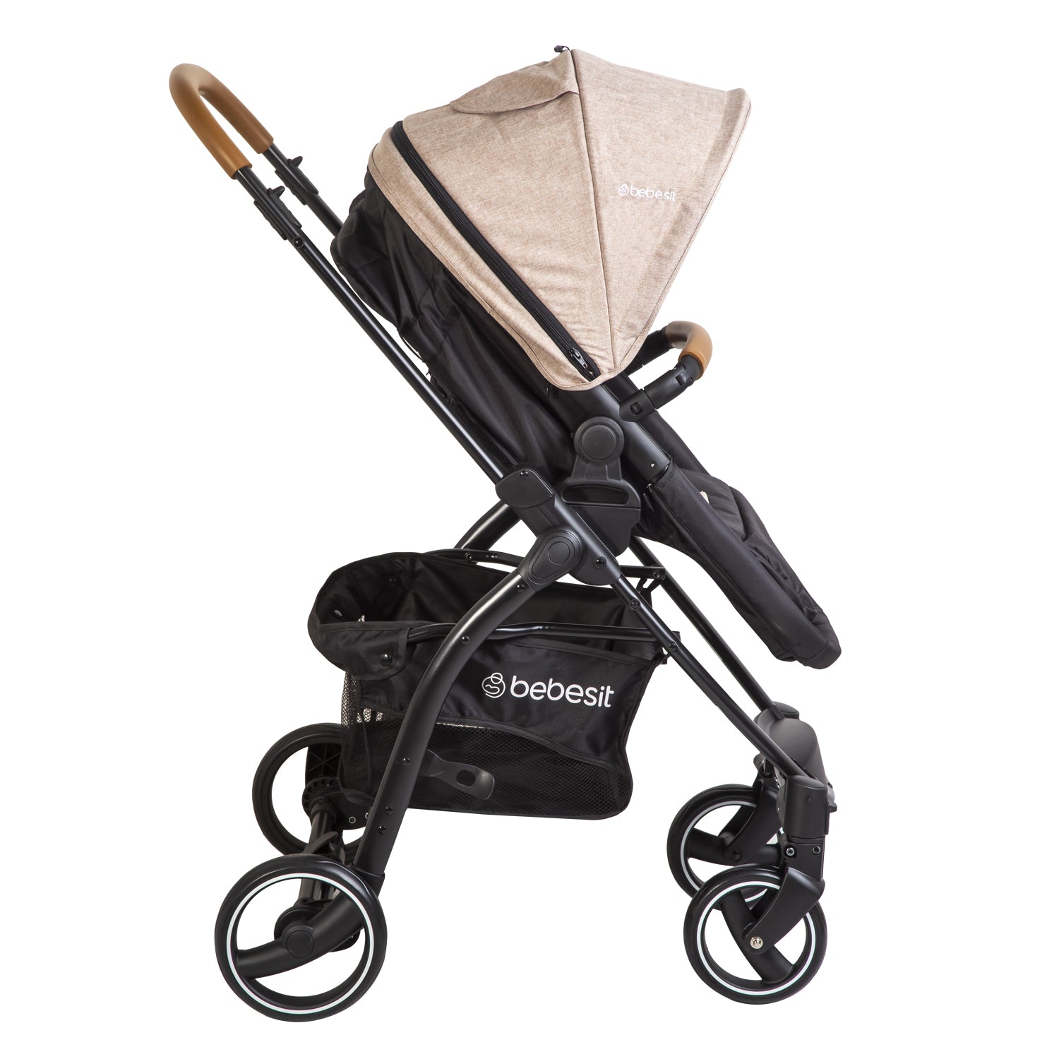 Coche Cuna Travel System Fénix Beige
