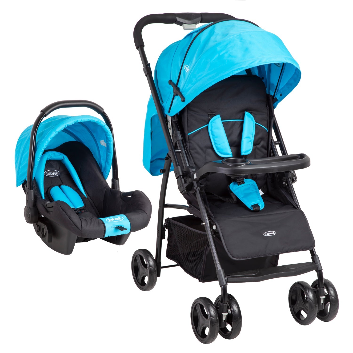 Coche Travel System Go Lite Azul
