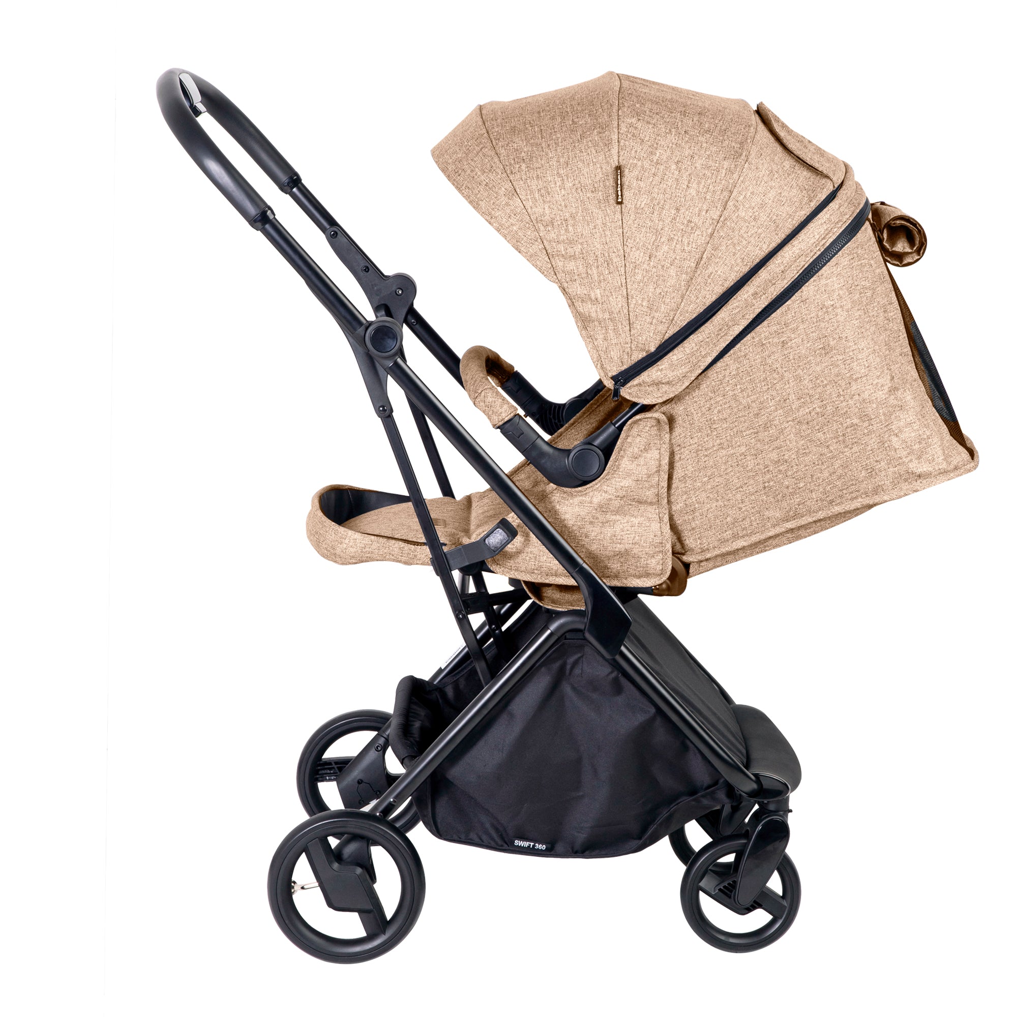 Coche Cuna Travel System Swift 360 Beige