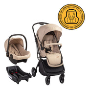 Coche Cuna Travel System Swift 360 Beige