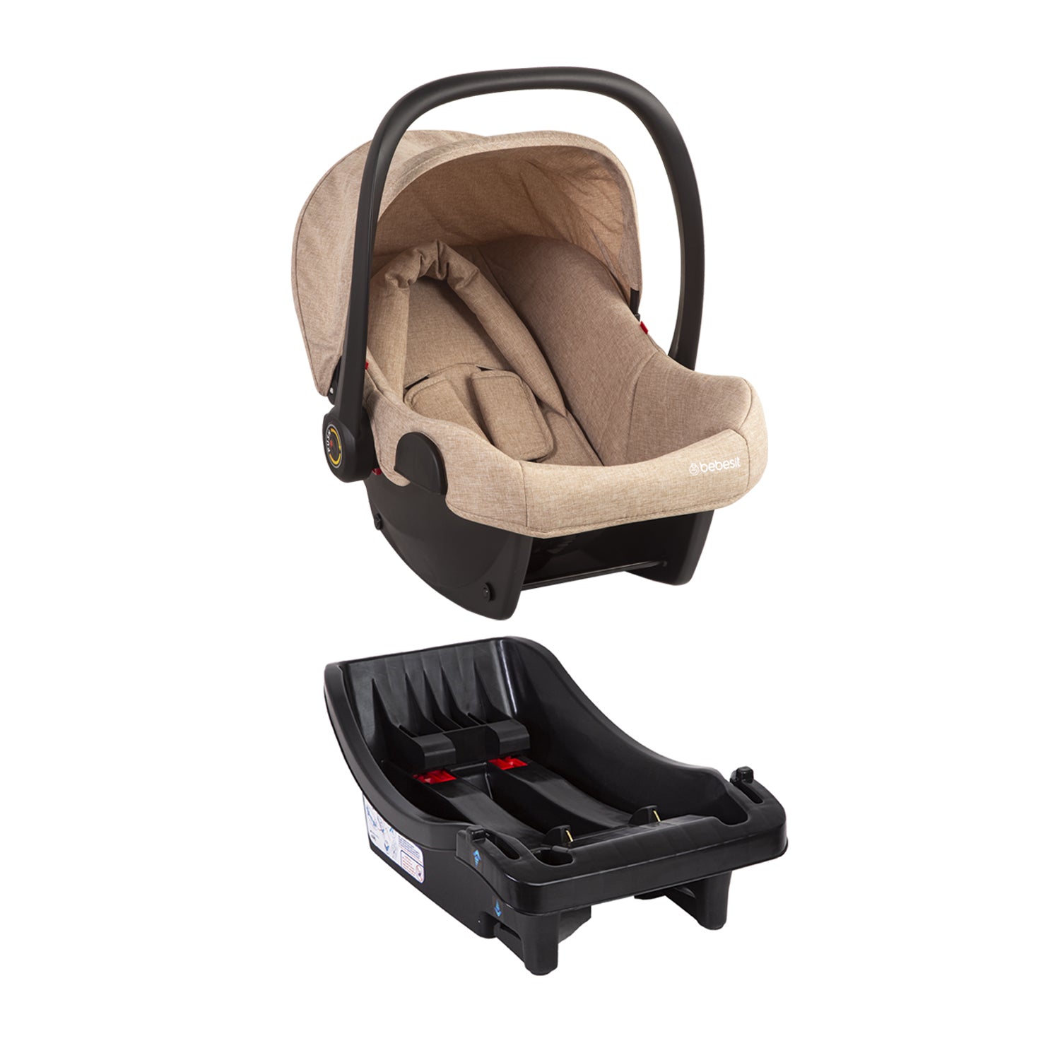 Coche Cuna Travel System Swift 360 Beige