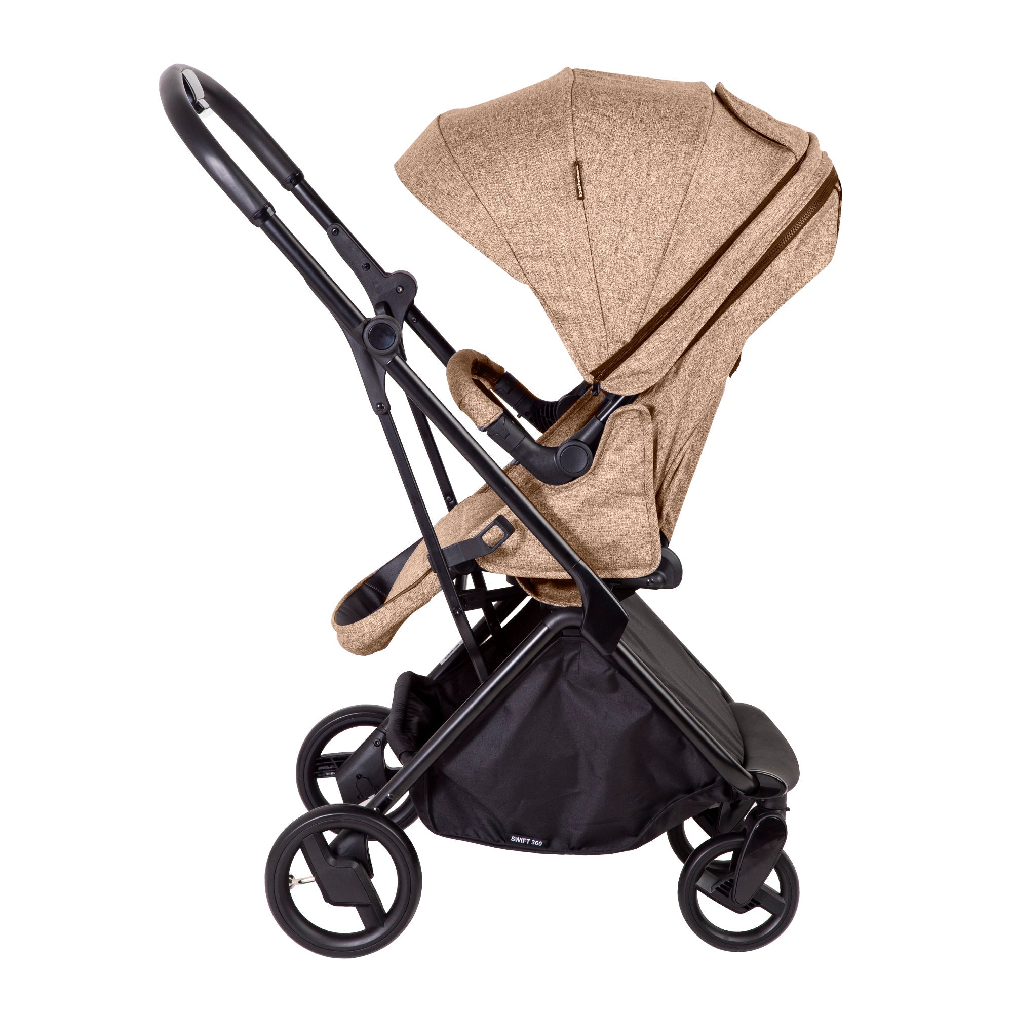 Coche Cuna Travel System Swift 360 Beige