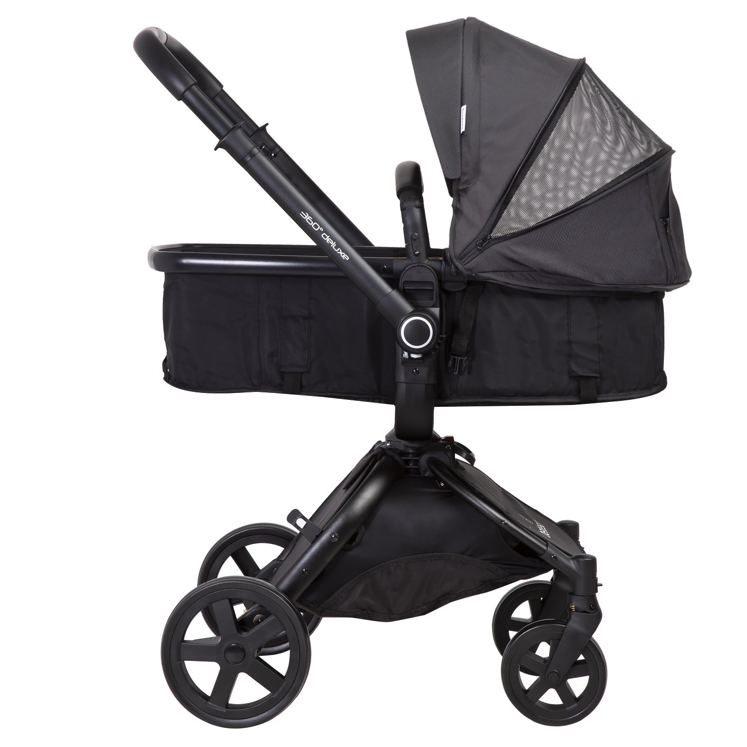Coche Cuna Travel System Deluxe 360° Sx Negro