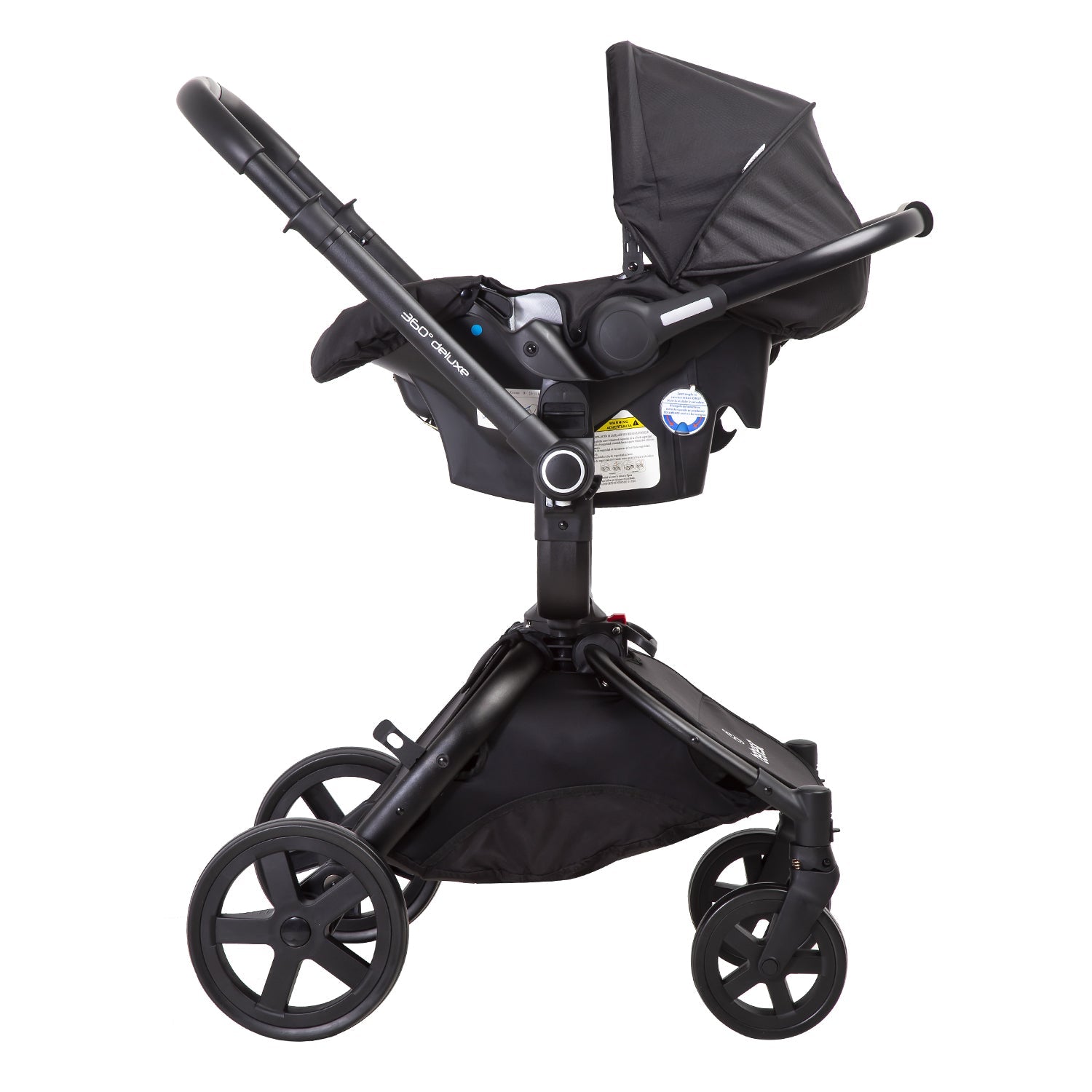 Coche Cuna Travel System Deluxe 360° Sx Negro
