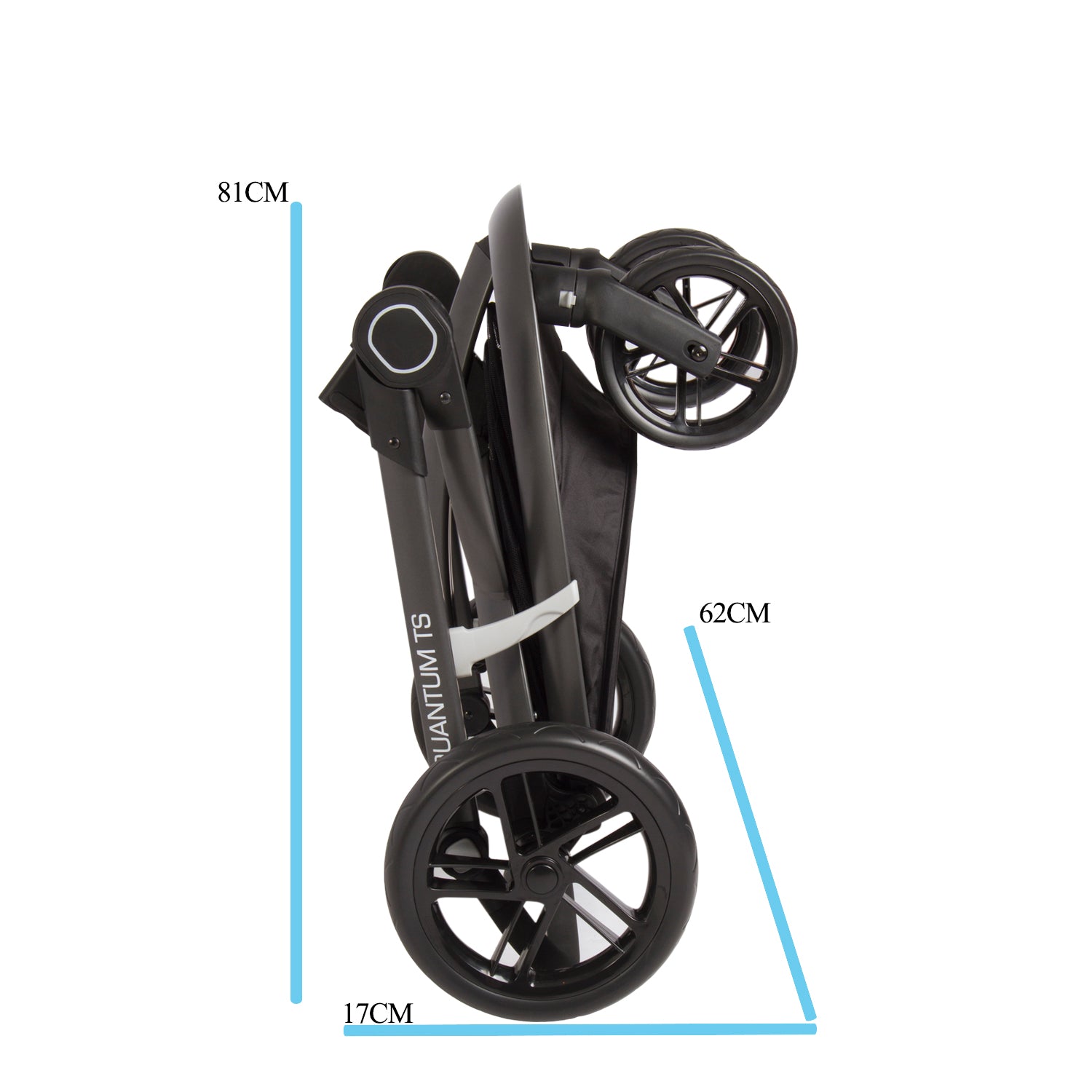 Coche Cuna Travel System Quantum Gris