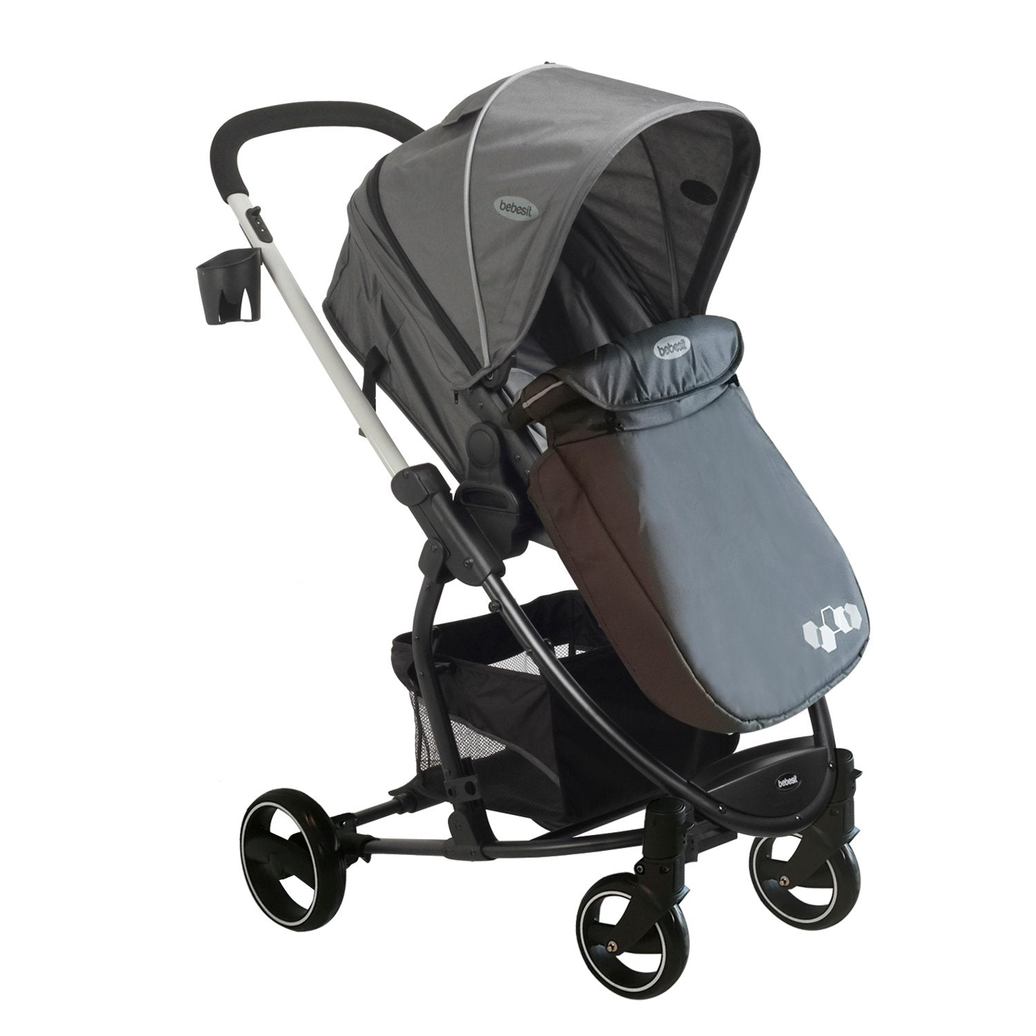 Coche Travel Alfa Negro Sx