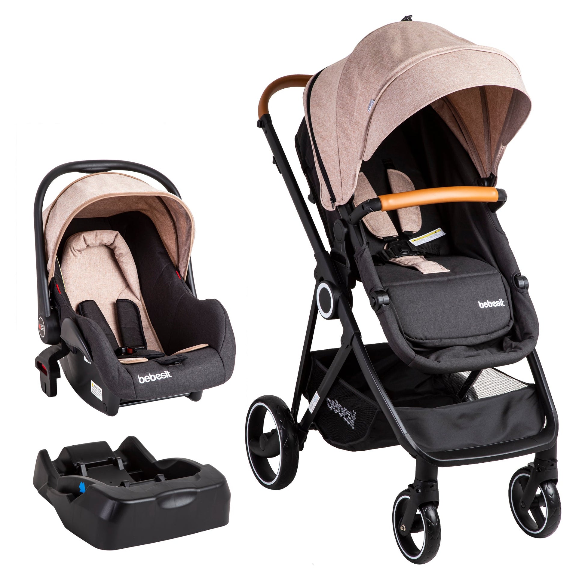 Coche Cuna travel system Cosmos Beige
