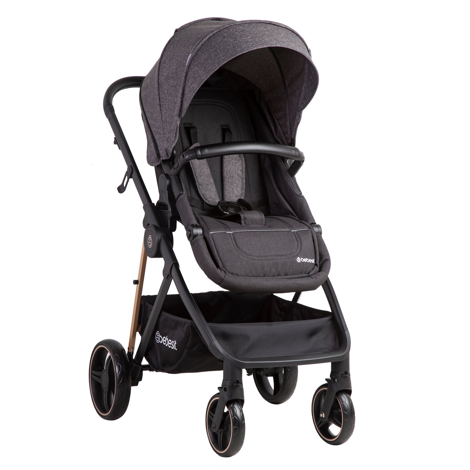 Coche Cuna travel system Cosmos Negro
