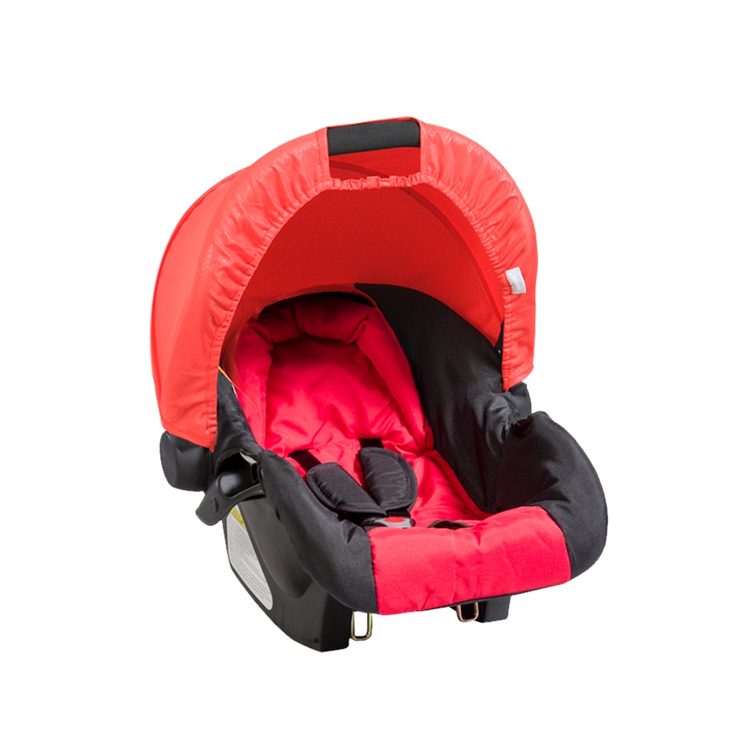 Coche Travel System Fox Negro Con Rojo