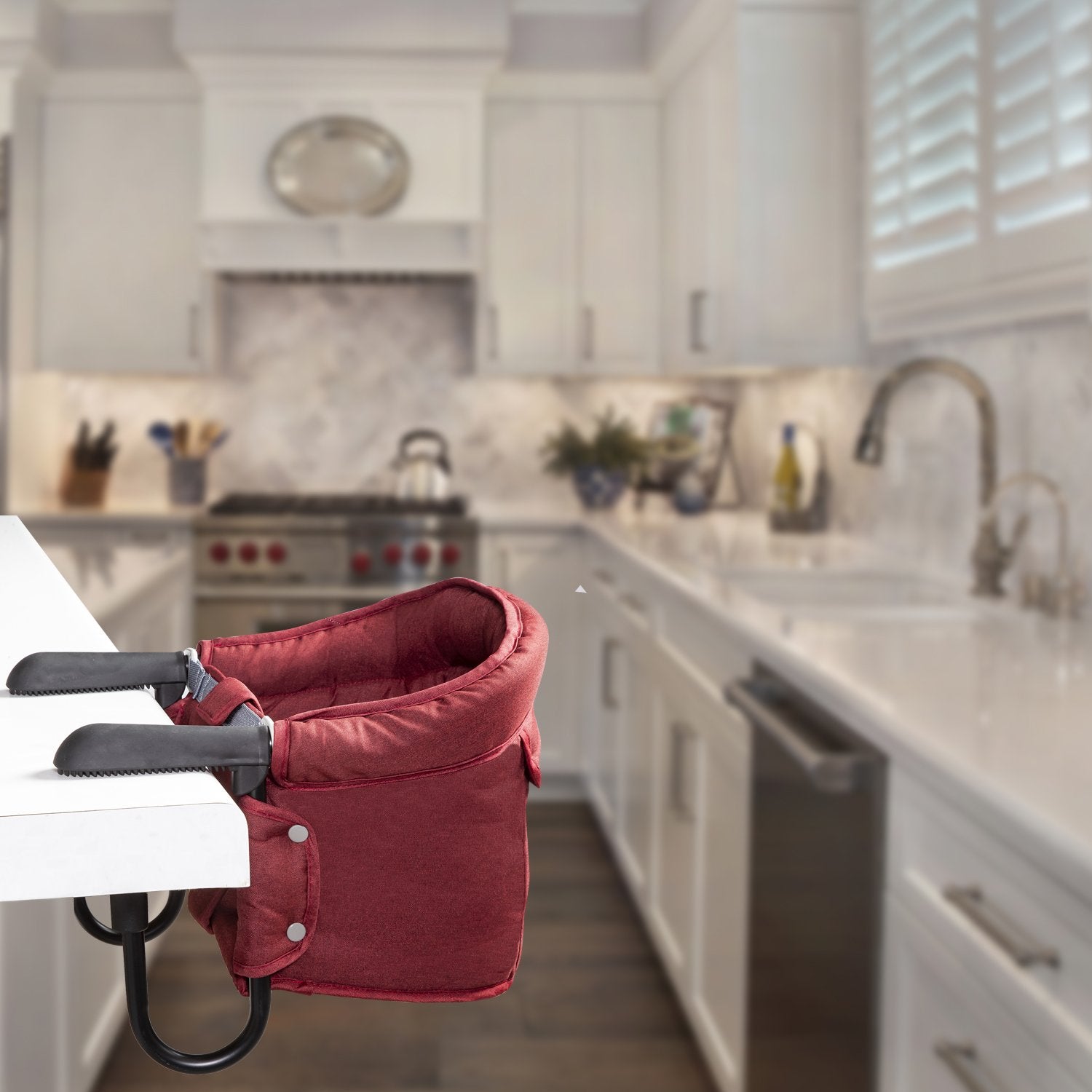 Silla De Comer Eat&bear Roja Portatil