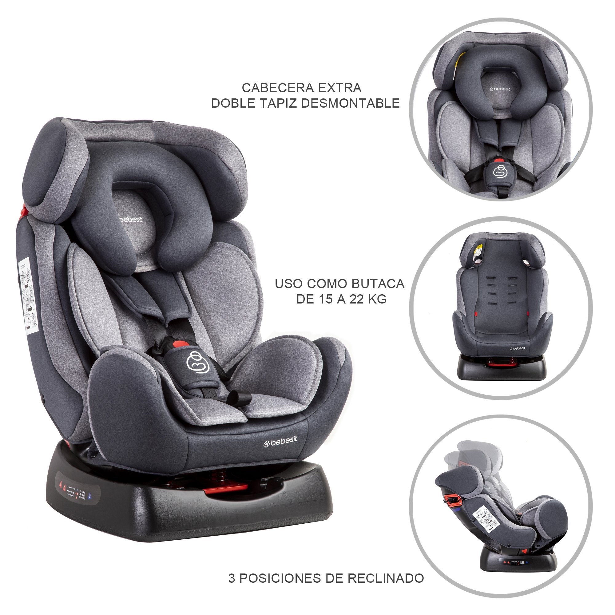 Silla De Auto Orbit Lx1029 Gris