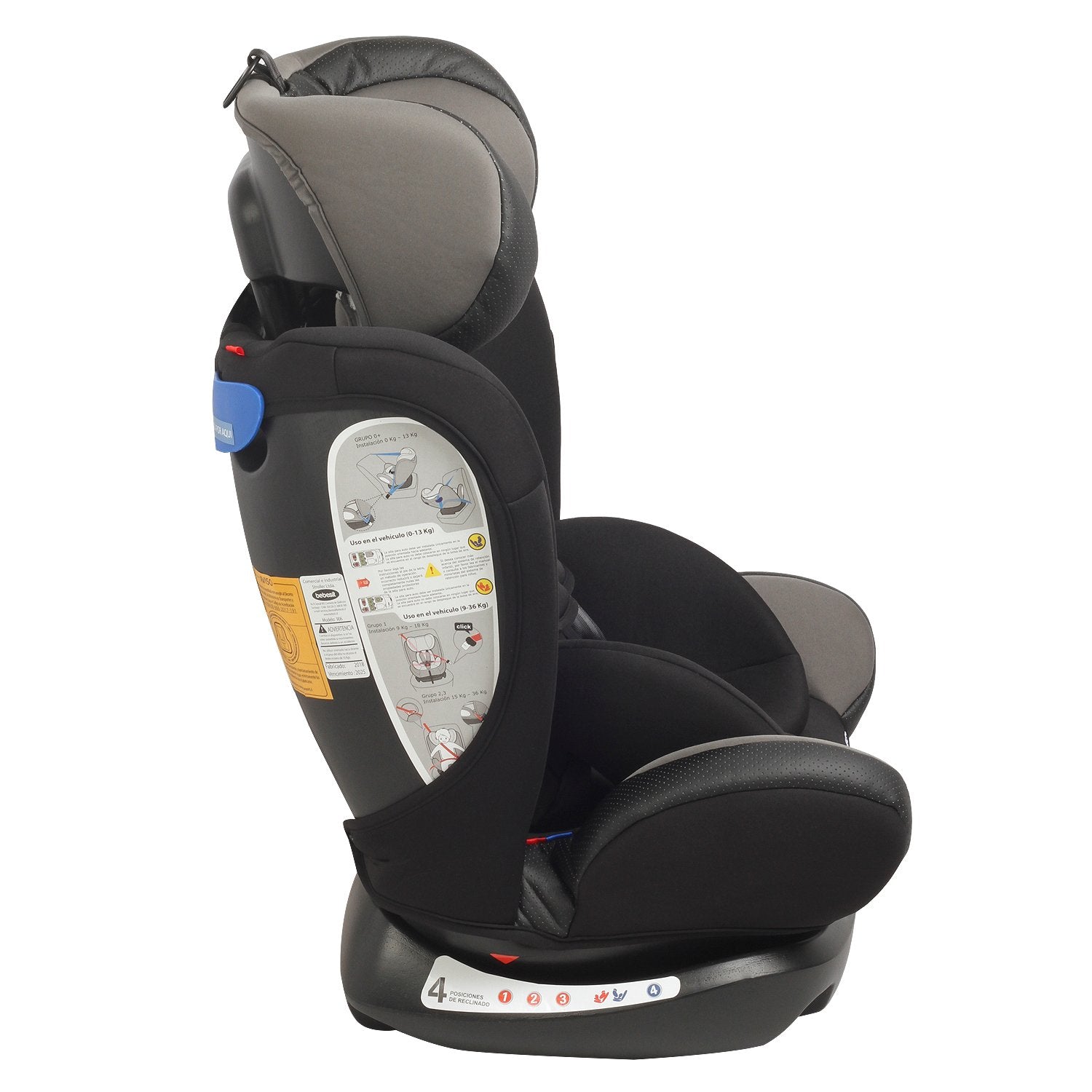 Silla De Auto 906 Gris Advanced
