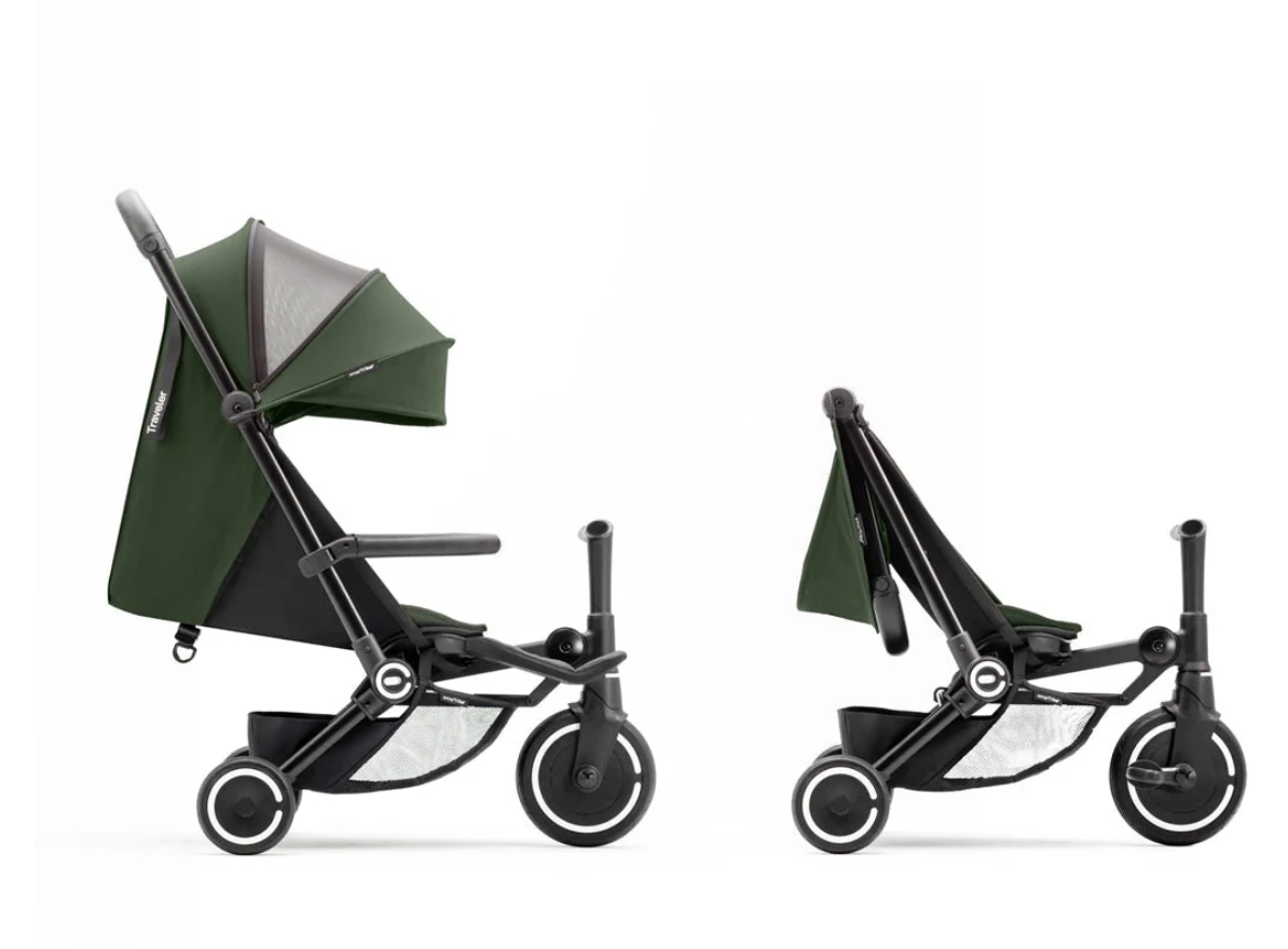 Coche Triciclo Traveler - Forest Green