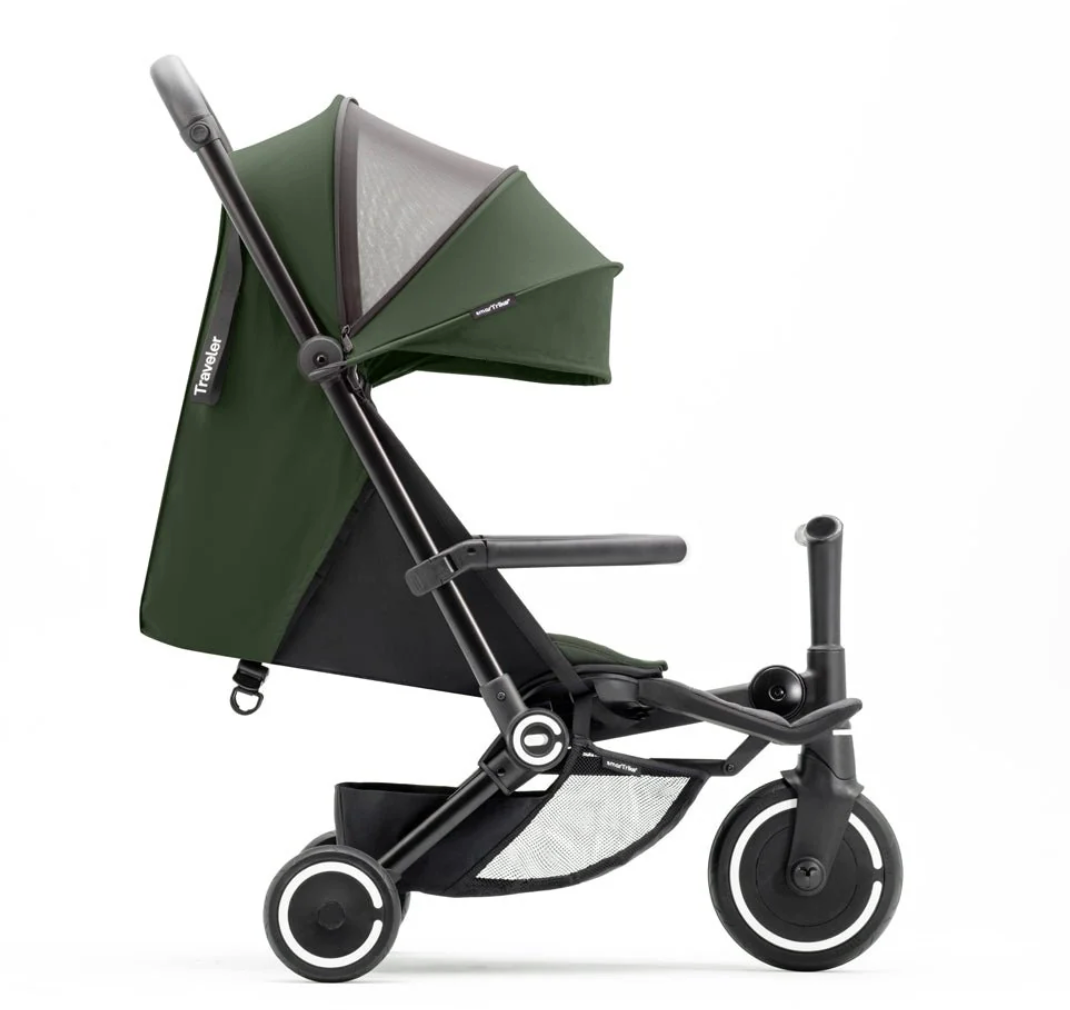 Coche Triciclo Traveler - Forest Green