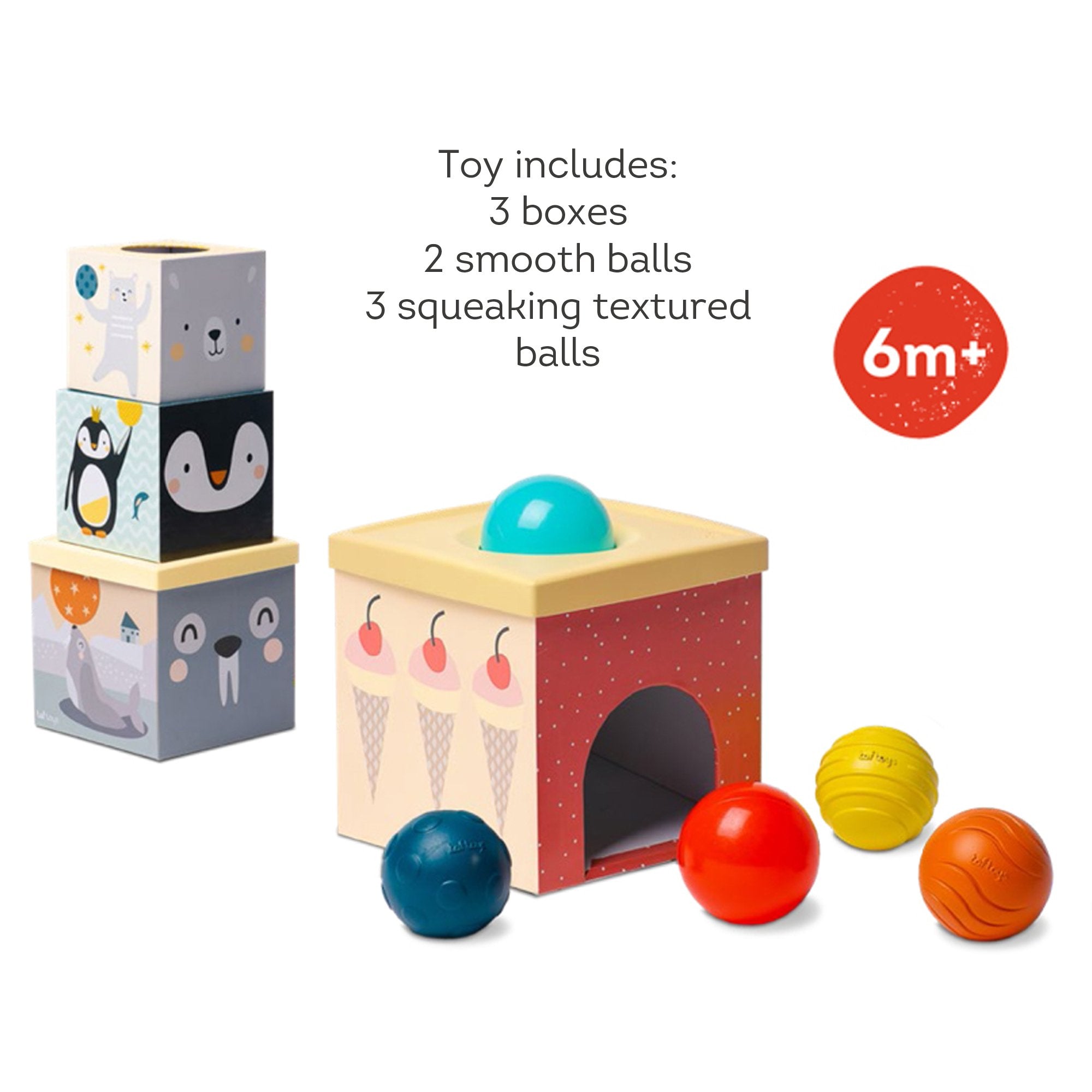 Centro De Actividad North Pole Ball Drop Stacker Taftoys