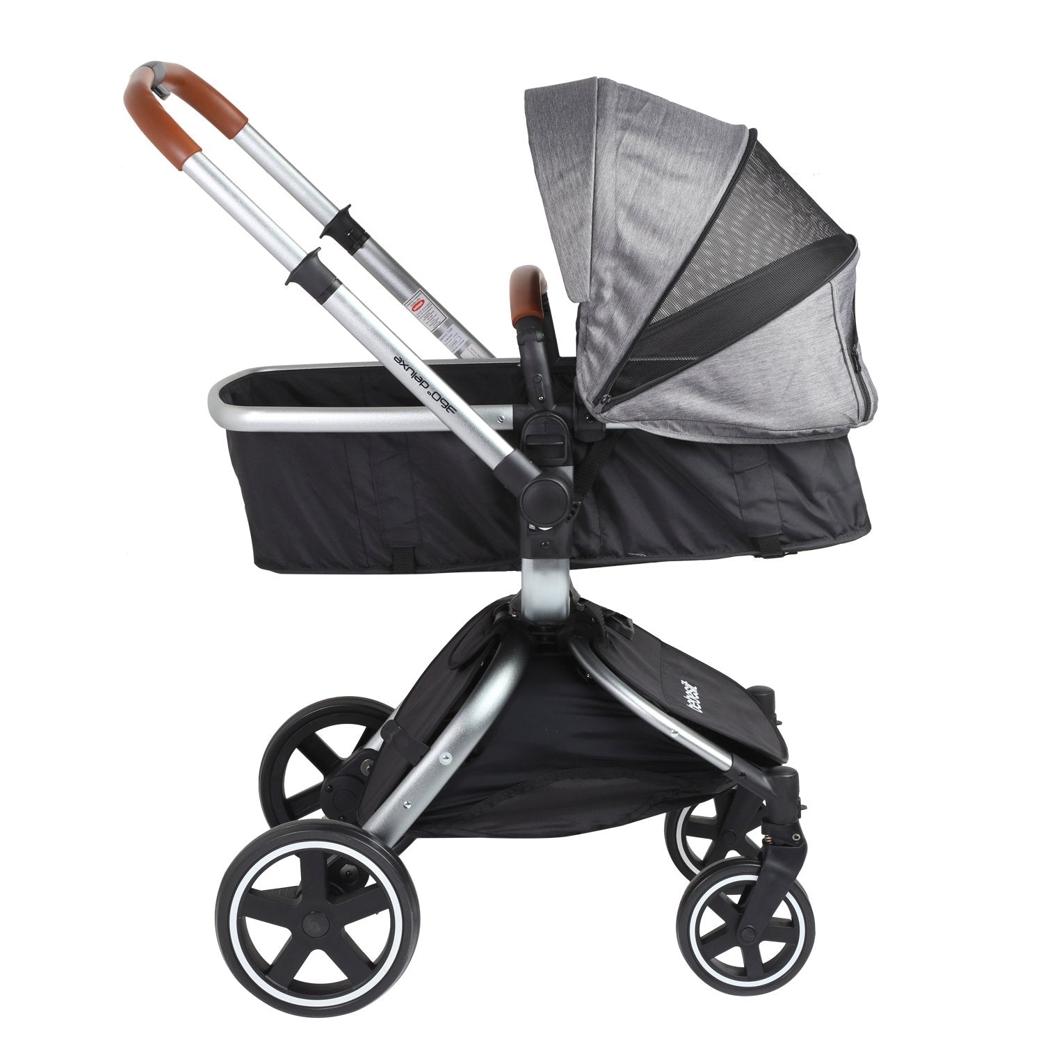 Coche Travel System Deluxe 360° Sx Gris