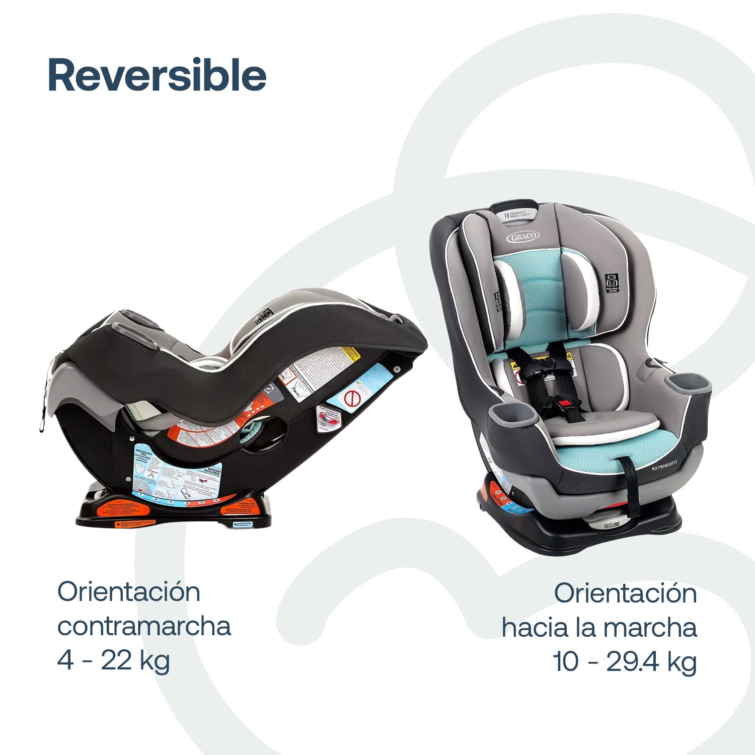 Silla De Auto Convertible Extend2fit Spire
