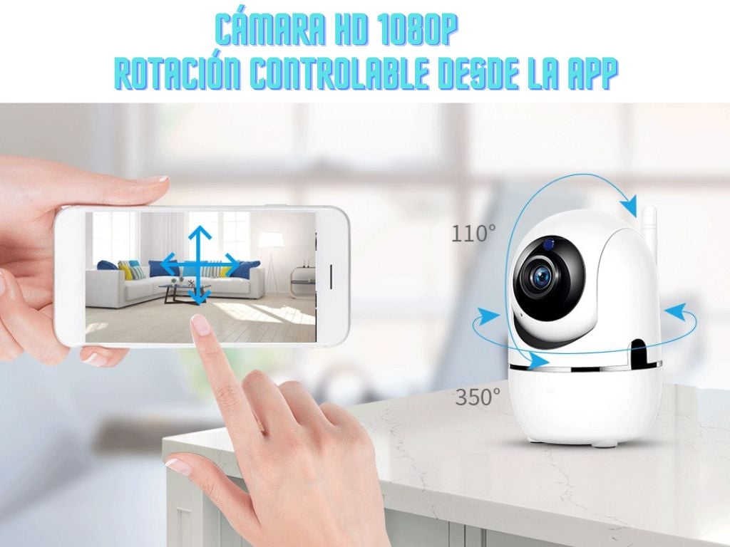 Camara Monitor Bebe Guagua Hd De Seguridad Vision Nocturna