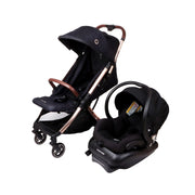 Coche Travel System Eva3 Essentian Black Champagne